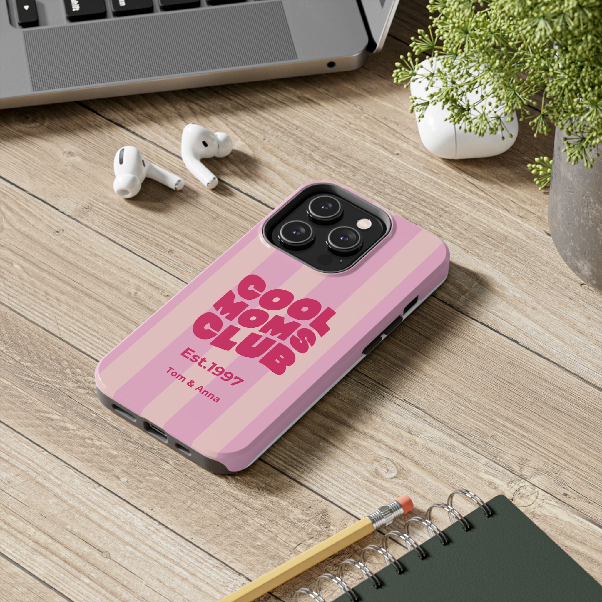 Phone Case Cool Moms Club & Names of children
