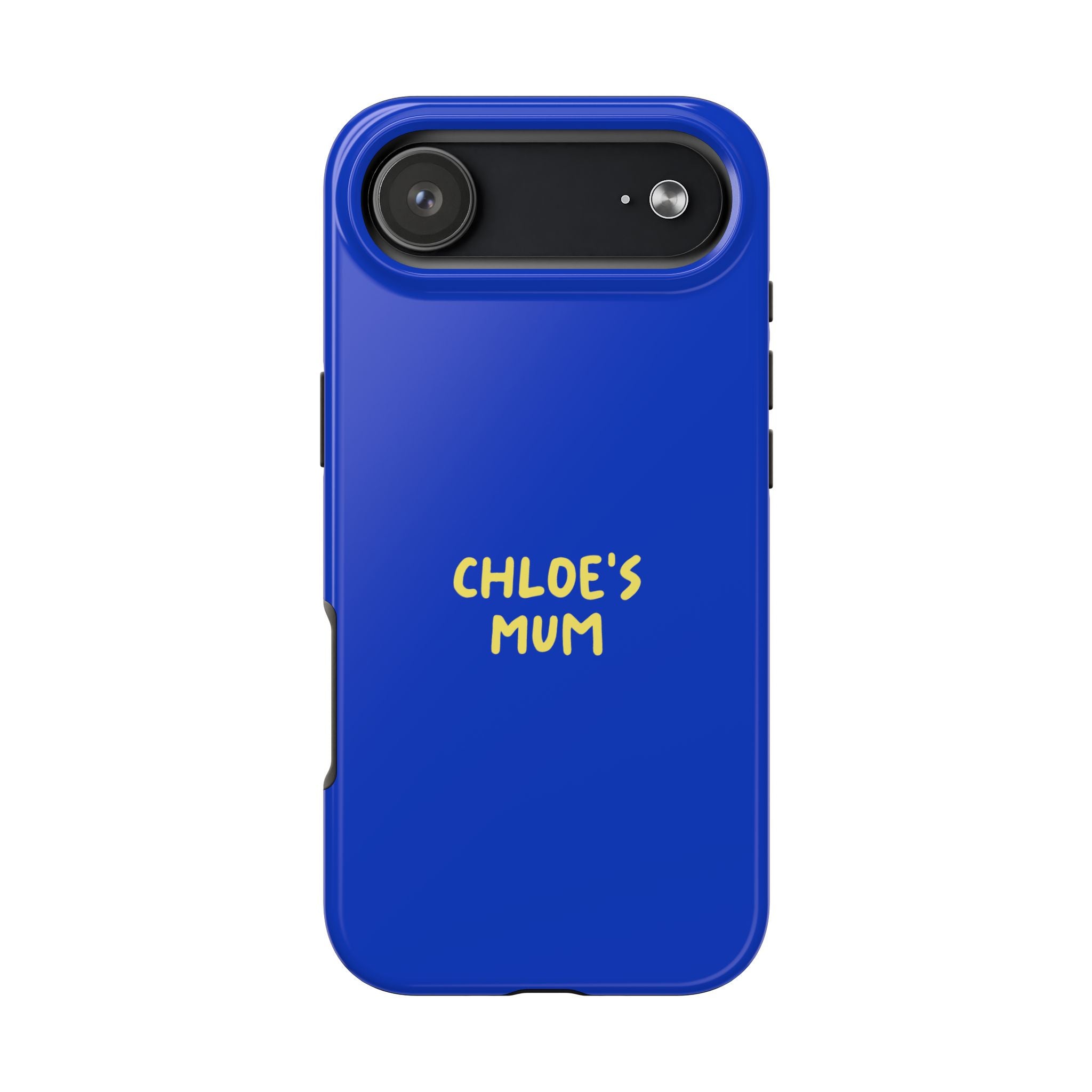 Phone Case Blue color with custom text
