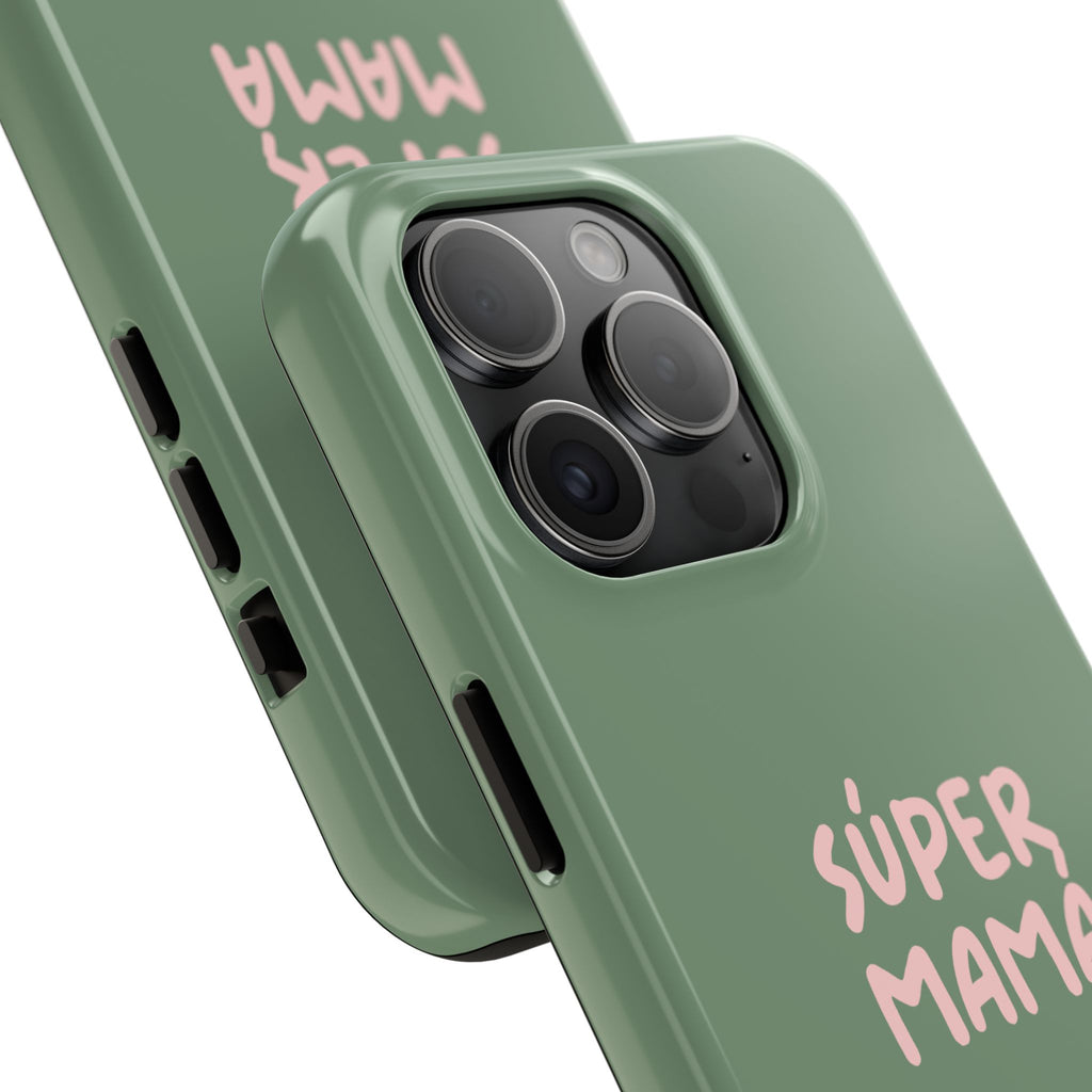 Green Phone Case with Custom Text