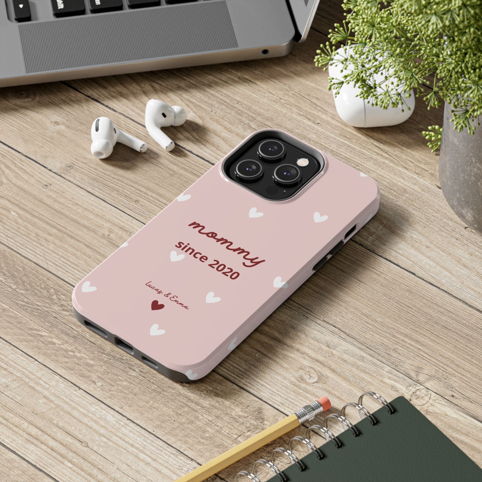 Phone Case Mommy Since with Date & Children’s Names