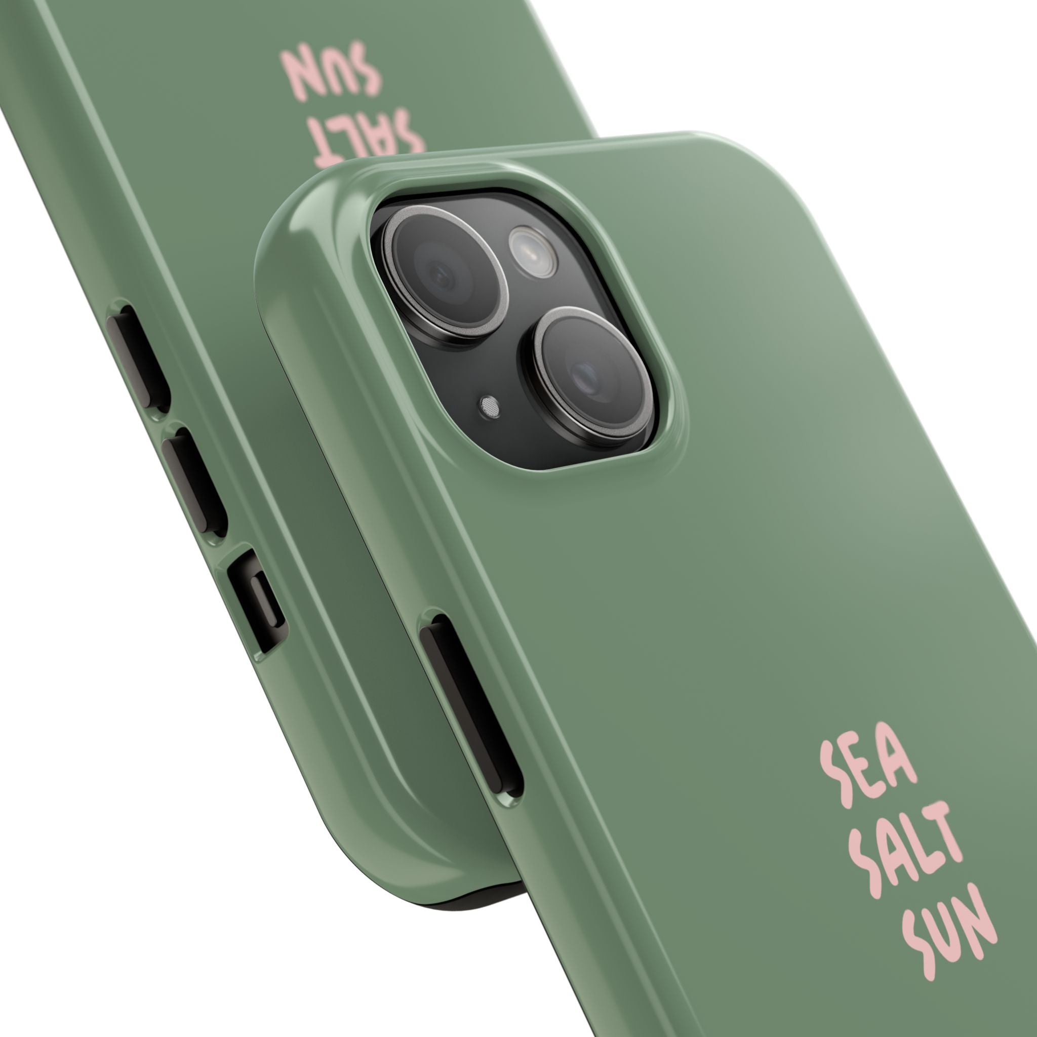 Phone Case Green color with custom text