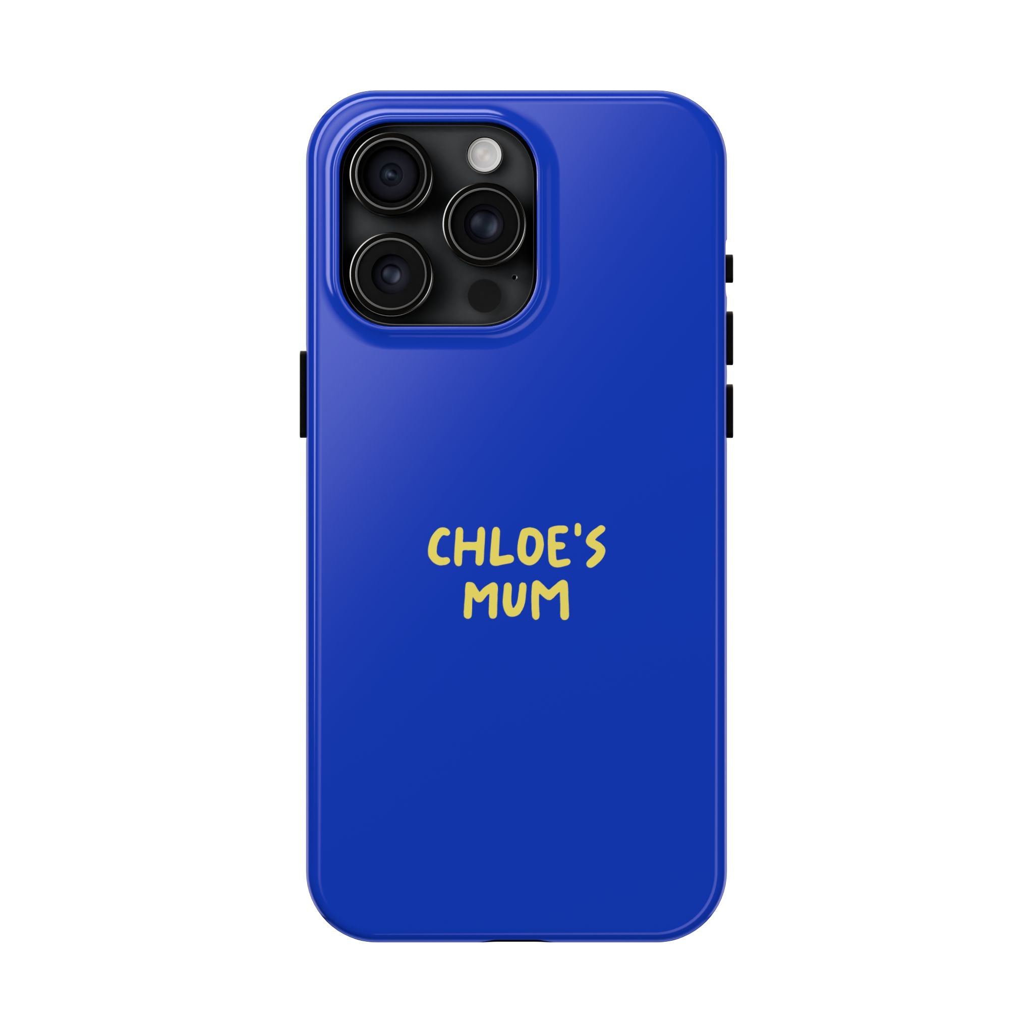 Phone Case Blue color with custom text