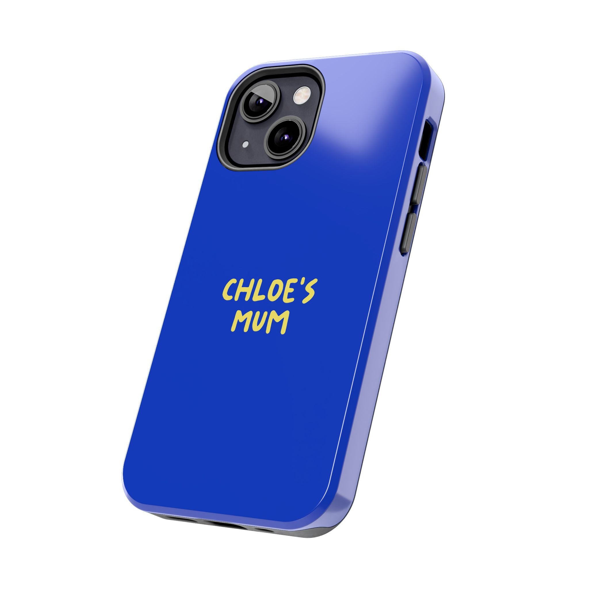 Phone Case Blue color with custom text