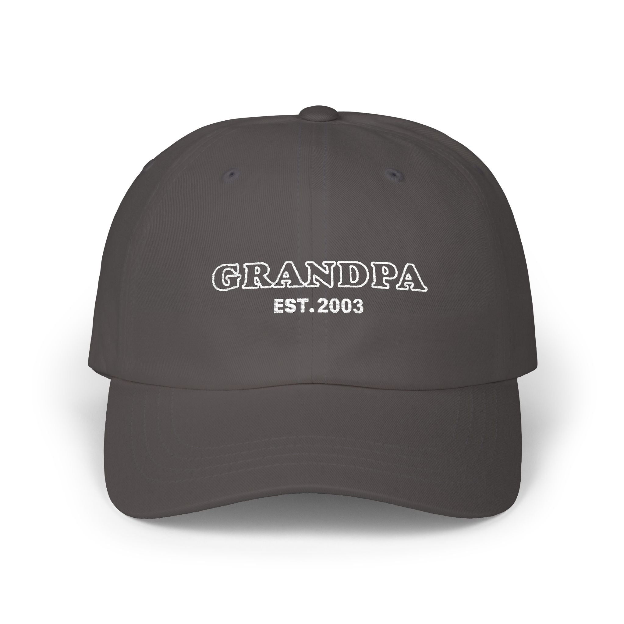 Cap Grandpa and Grandchildren’s Names Embroidered