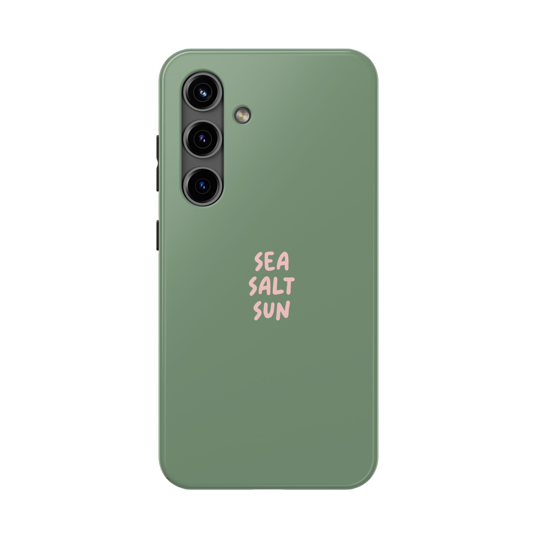 Phone Case Green color with custom text