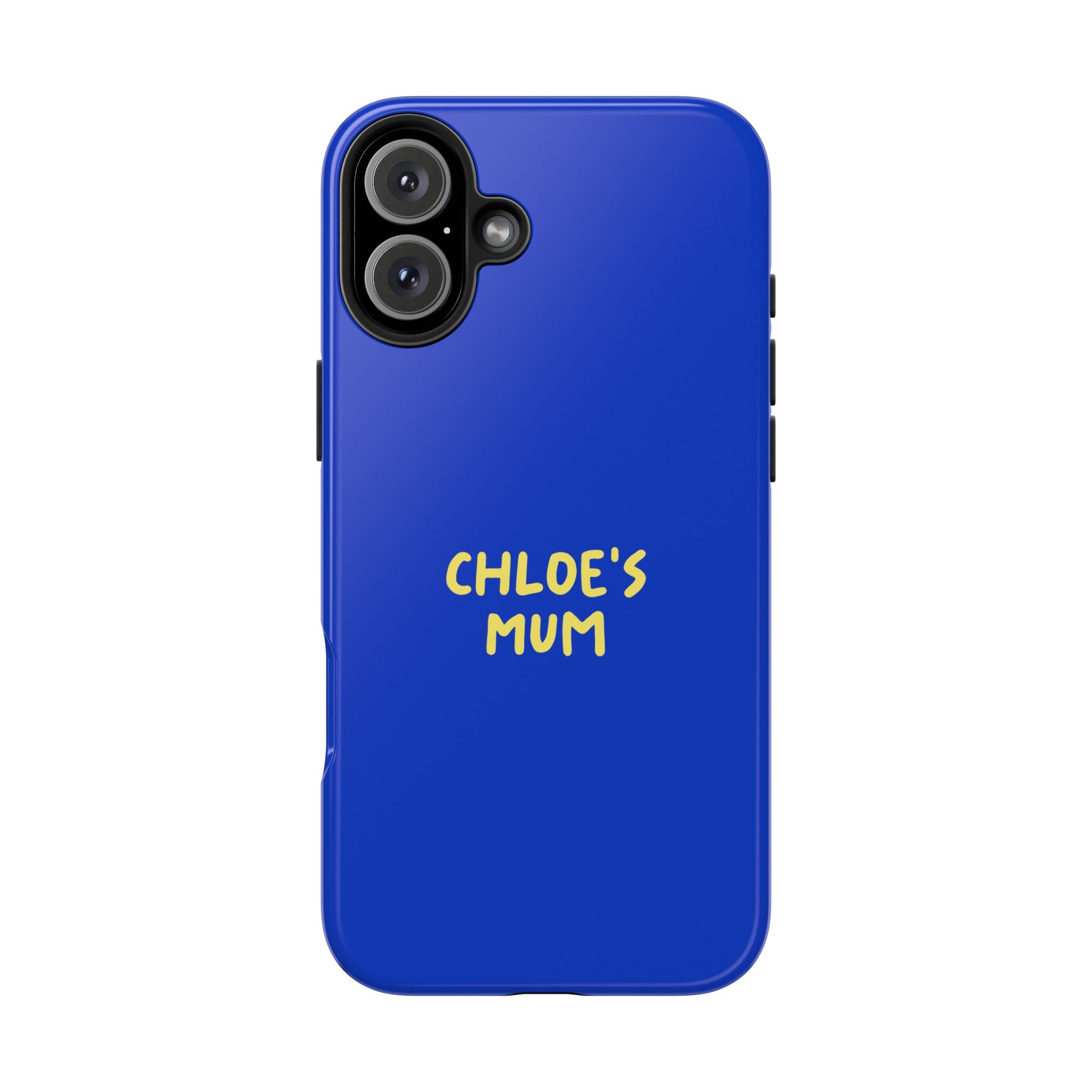 Phone Case Blue color with custom text
