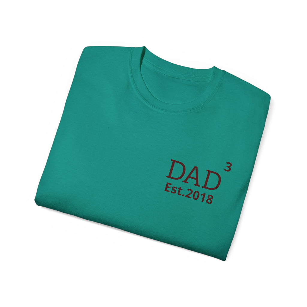AUS - T-Shirt Dad of multicolored name daddy