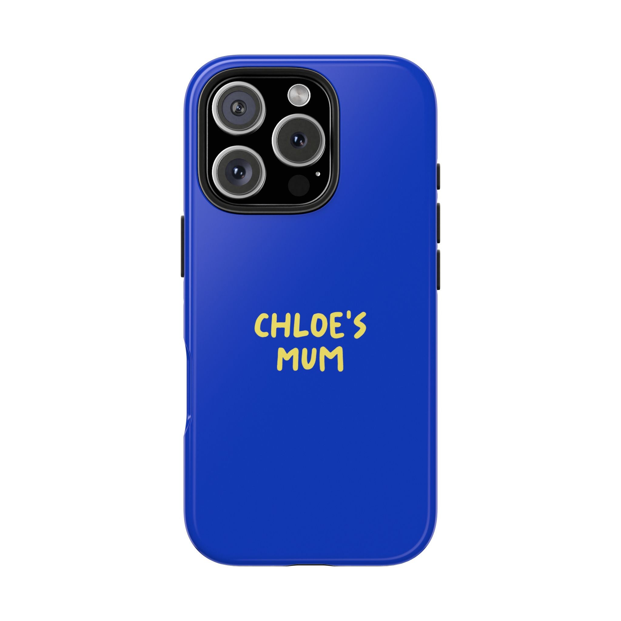 Phone Case Blue color with custom text