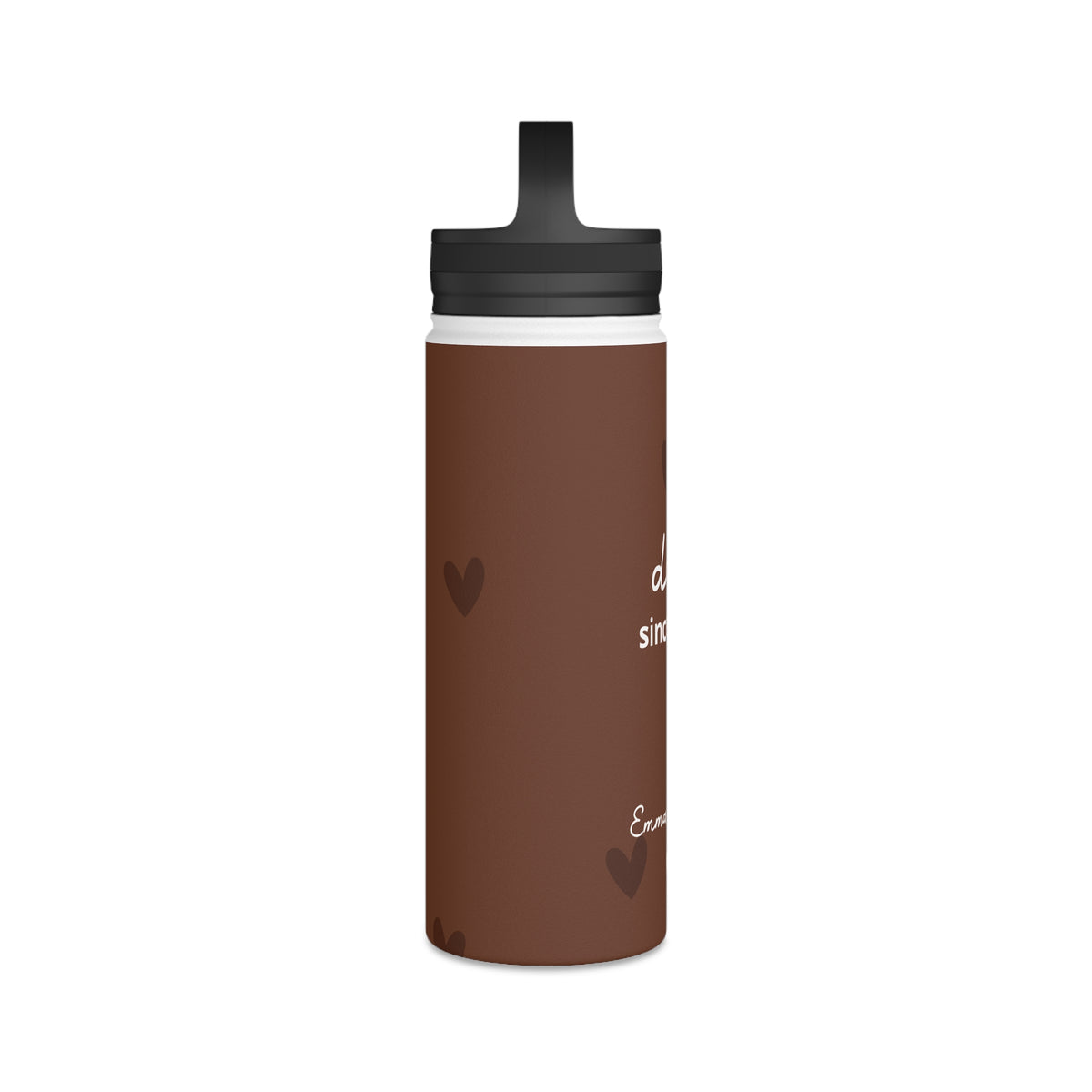 Dad Since Water Bottle with Personalized Names