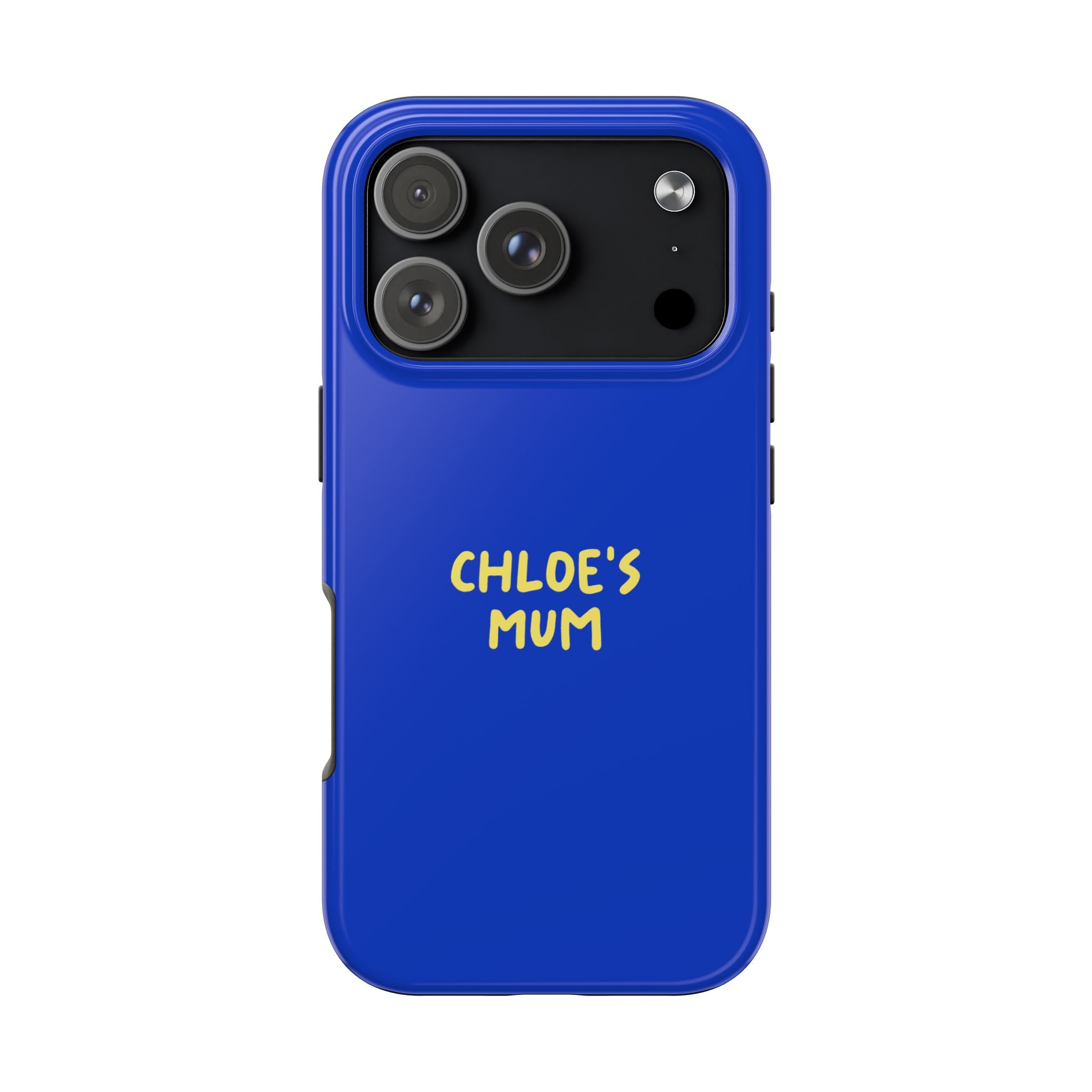 Phone Case Blue color with custom text