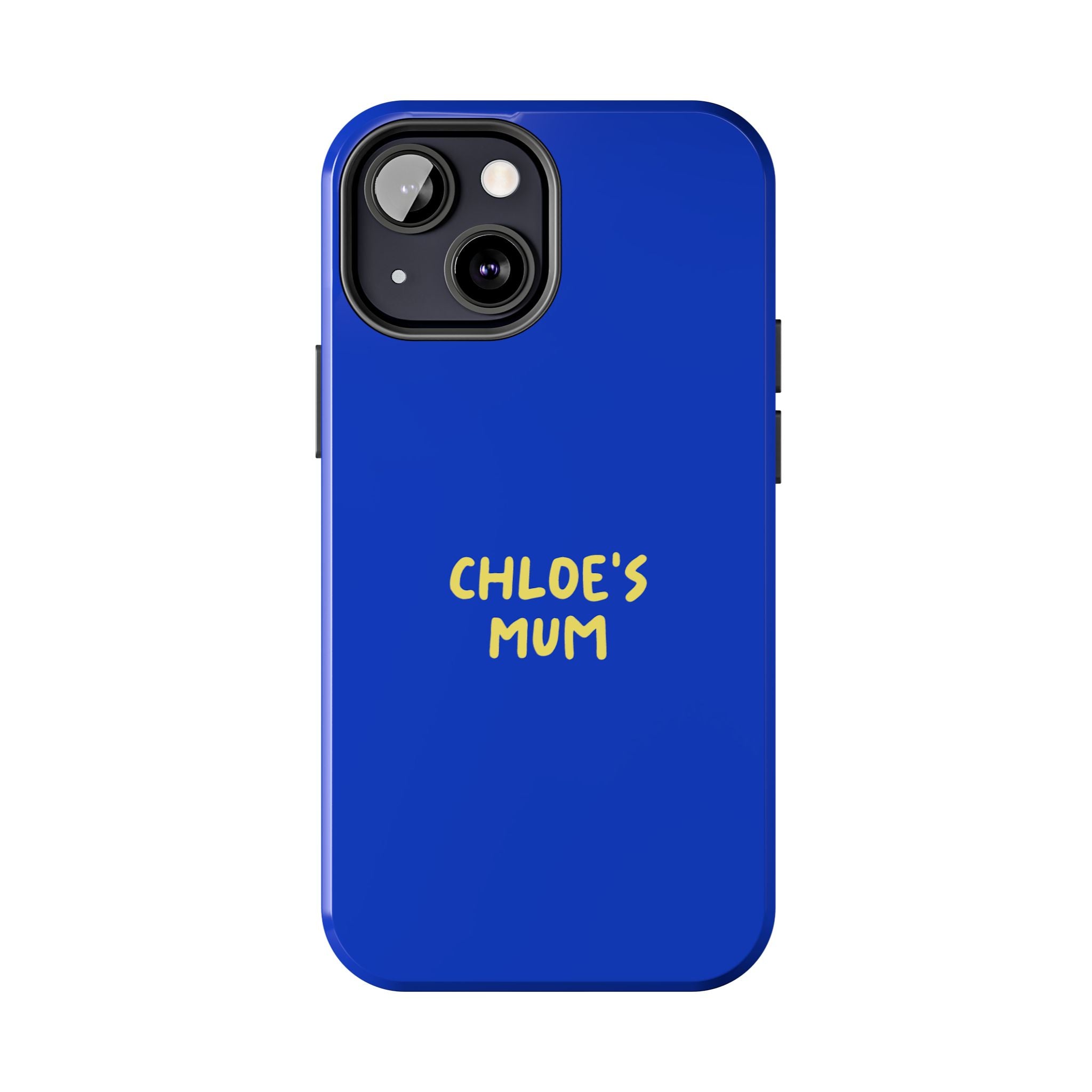Phone Case Blue color with custom text