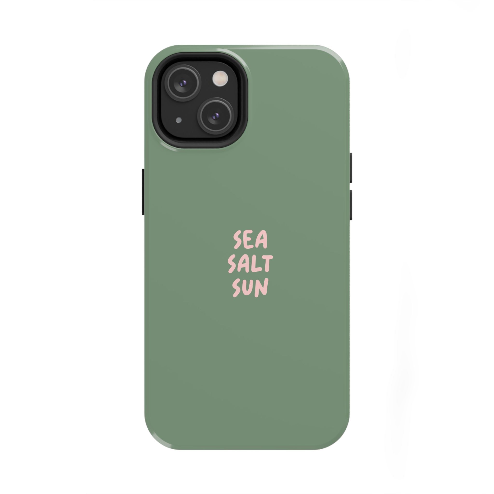 Phone Case Green color with custom text