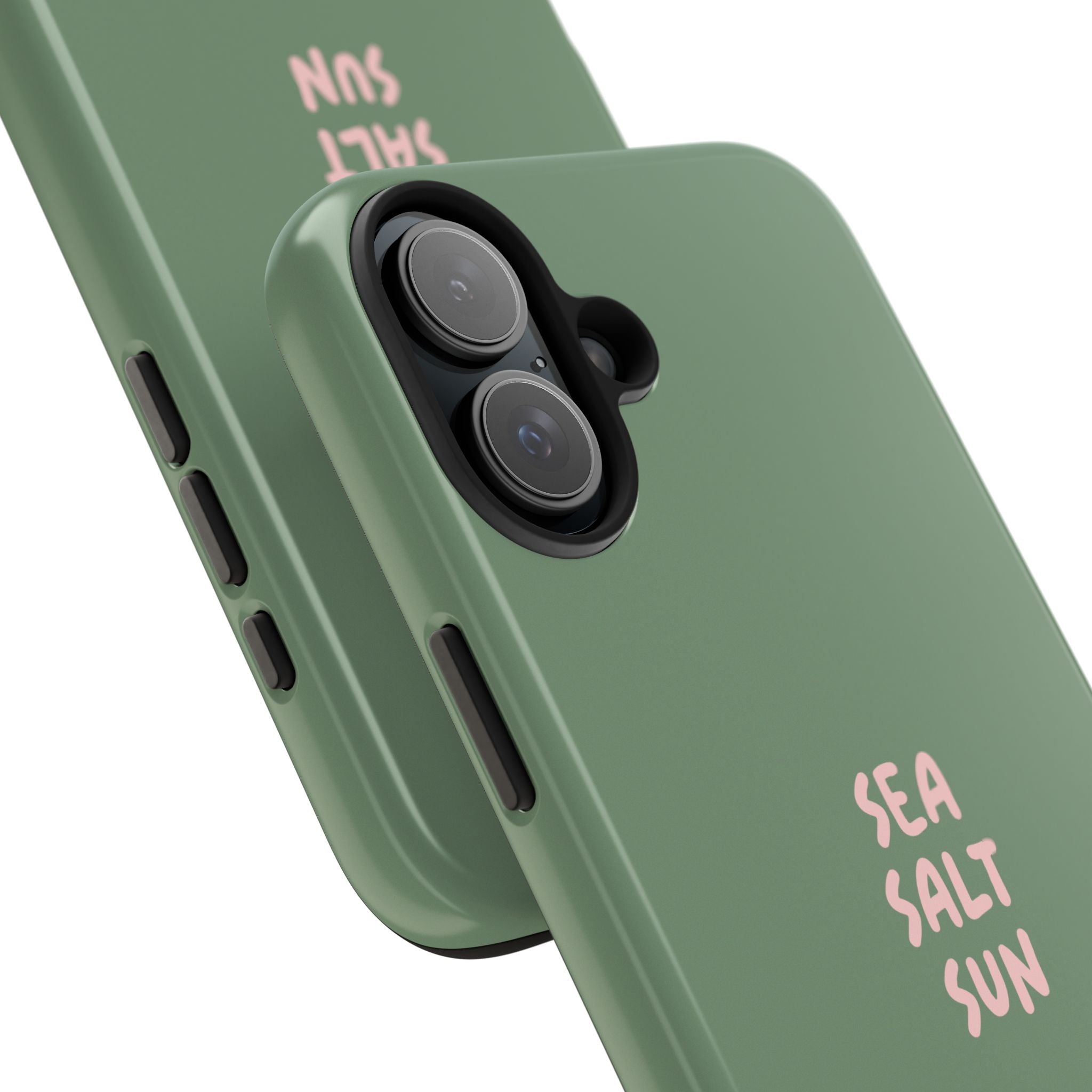 Phone Case Green color with custom text