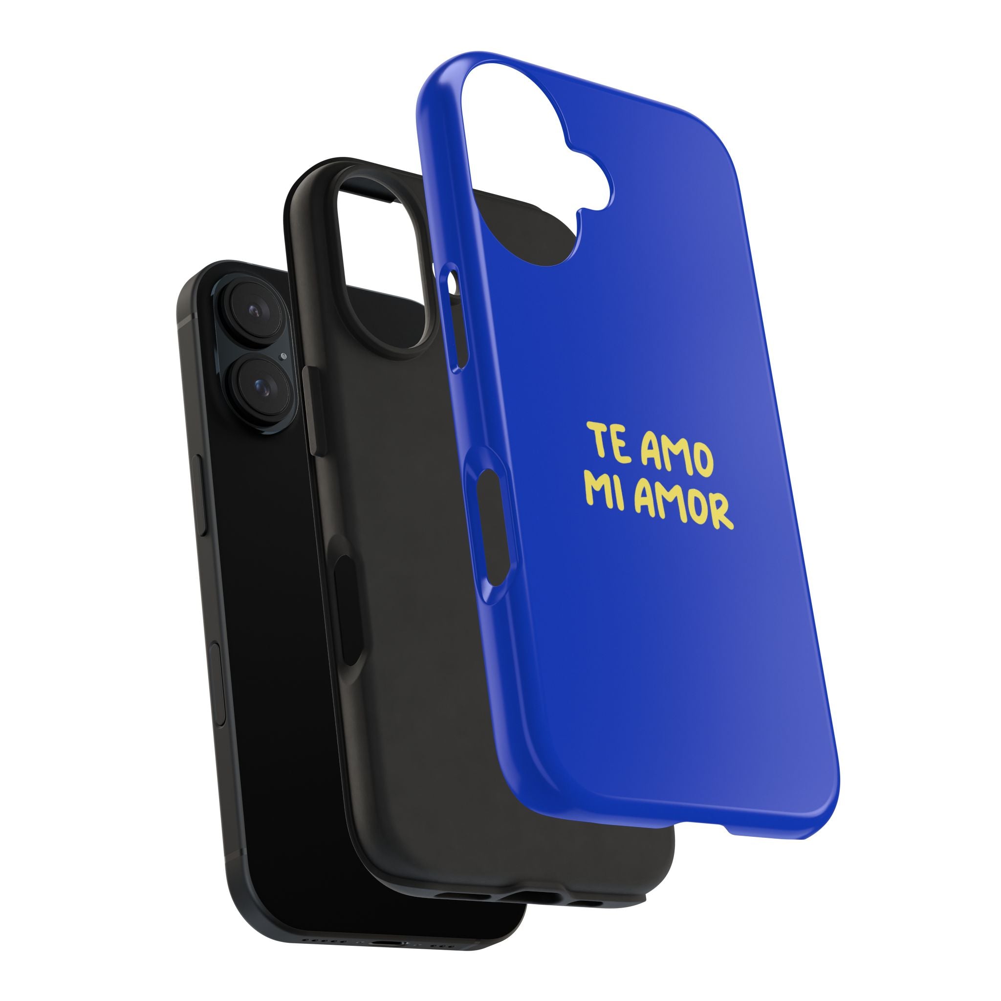 Blue Phone Case with Custom Text