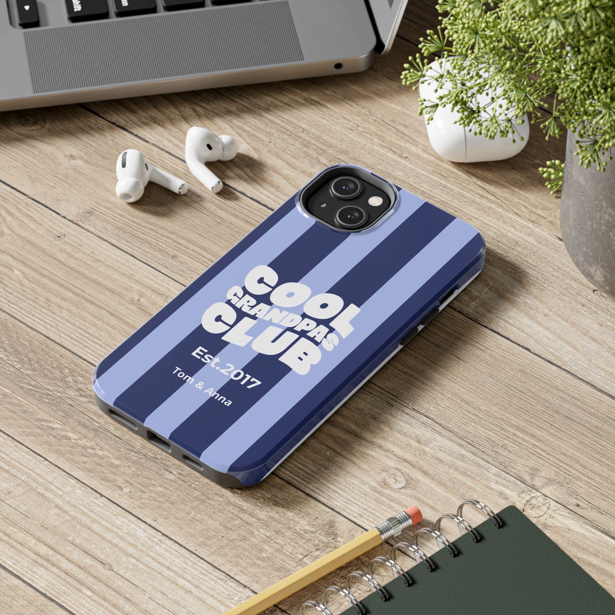 Phone Case Cool Grandpas Club & Names of grandchildren