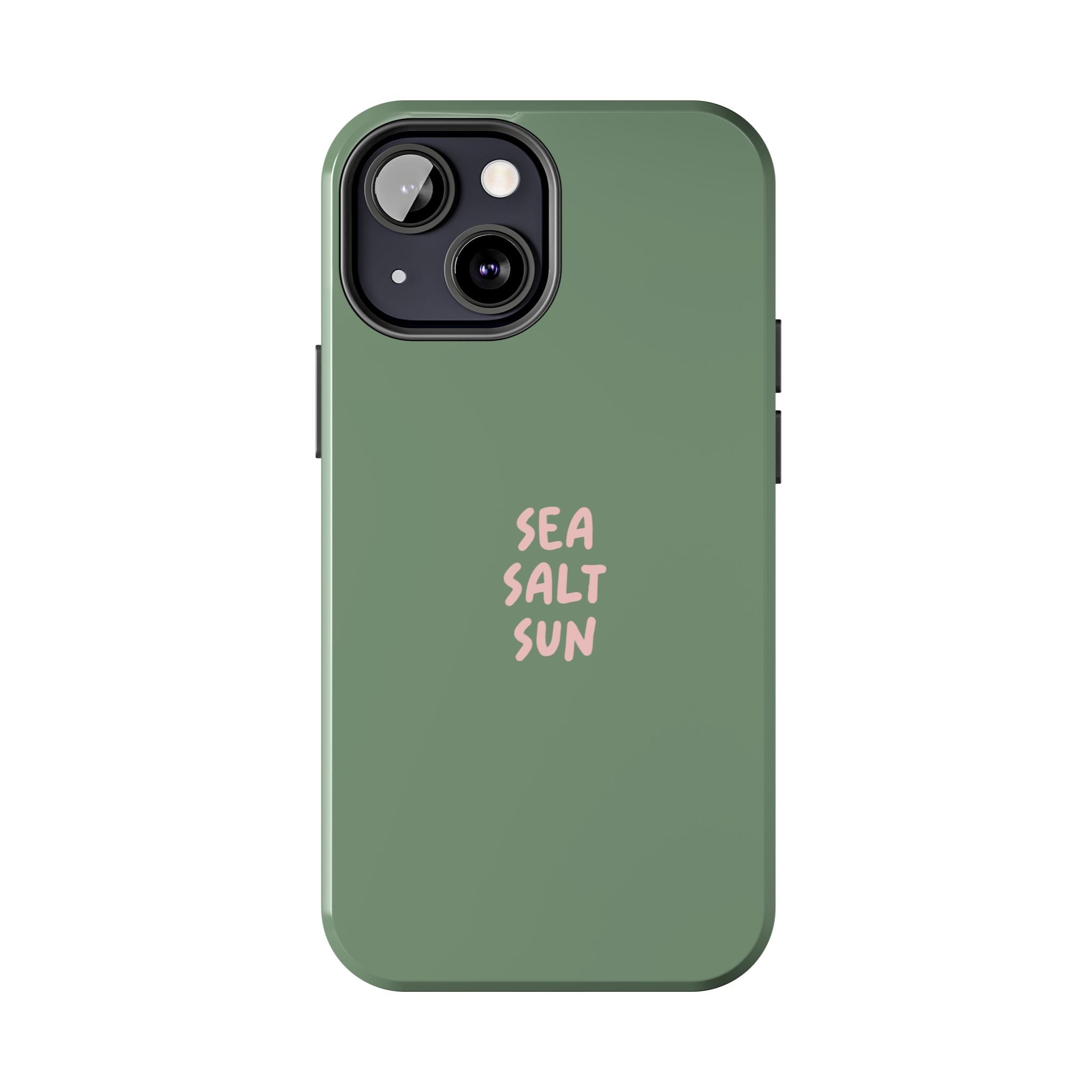 Phone Case Green color with custom text
