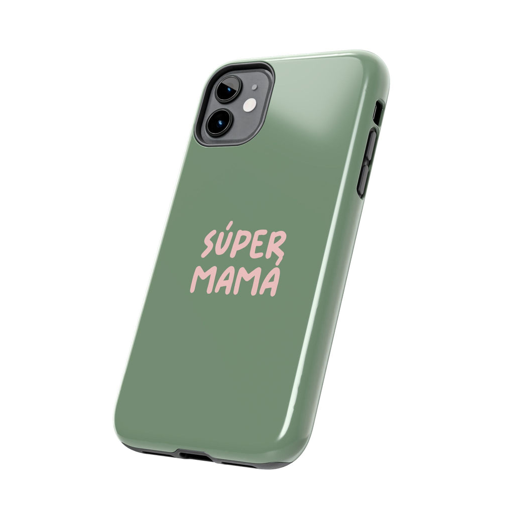 Green Phone Case with Custom Text