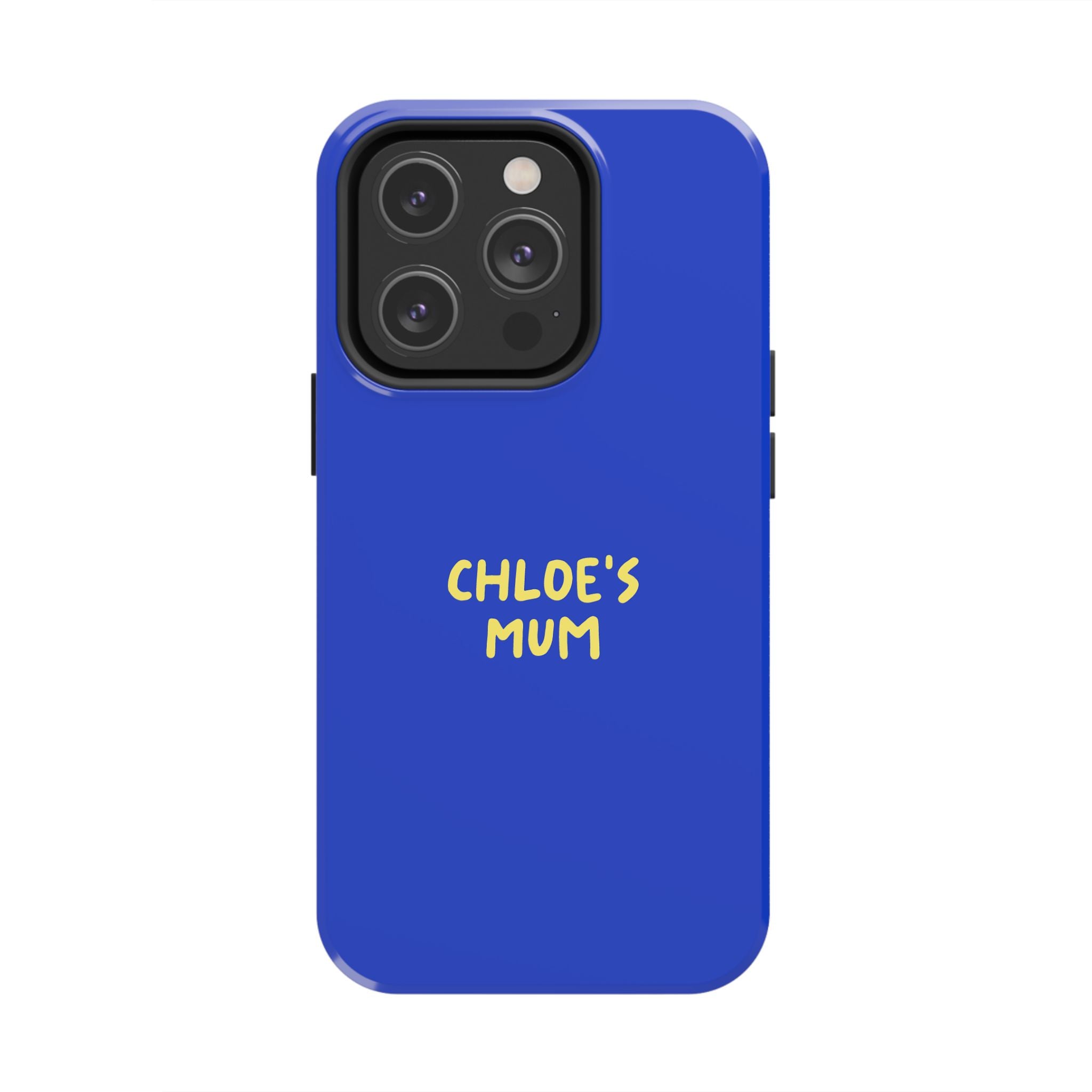 Phone Case Blue color with custom text