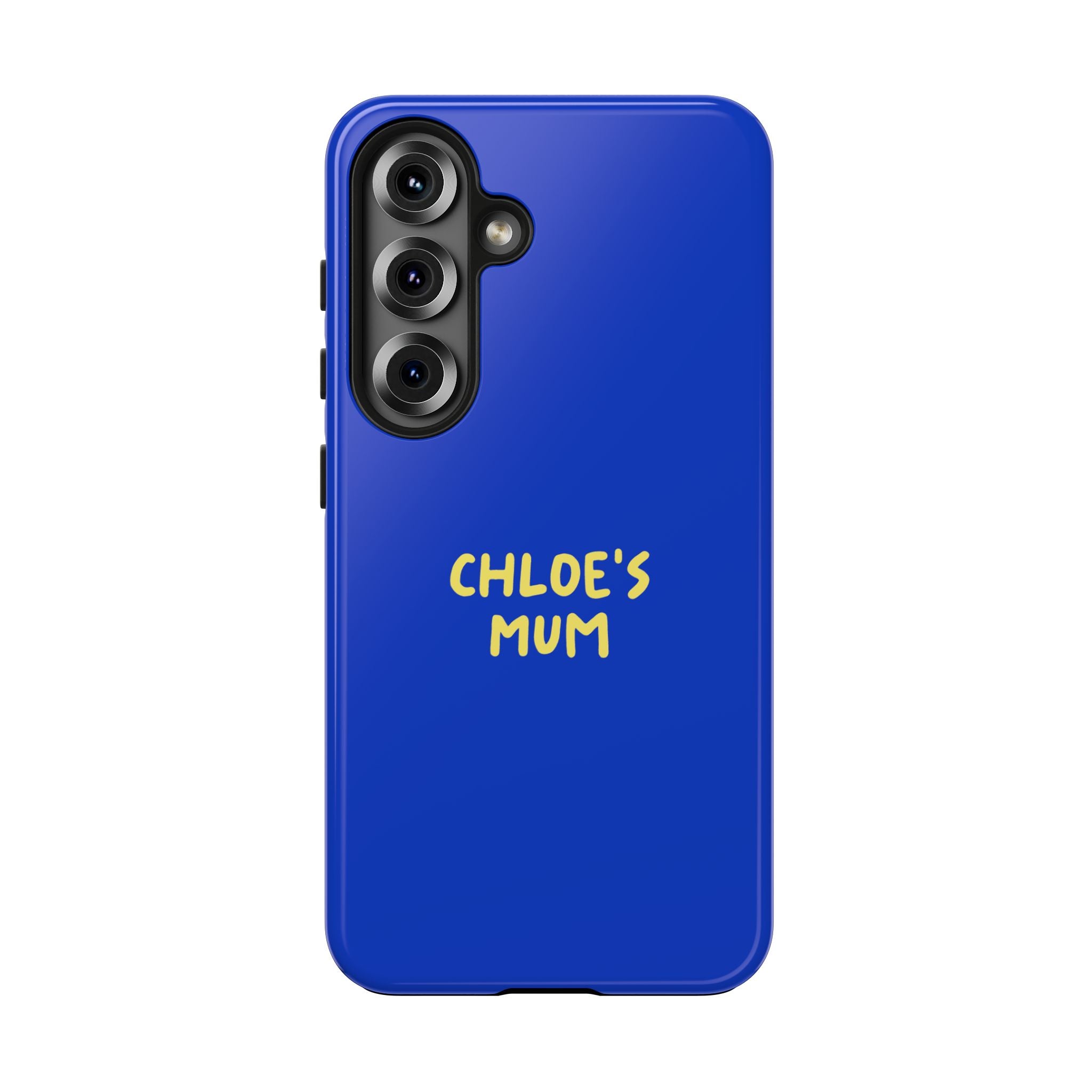 Phone Case Blue color with custom text