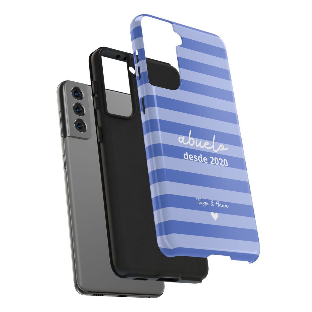 Funda personalizada para Papá o Abuelo con fecha y nombres