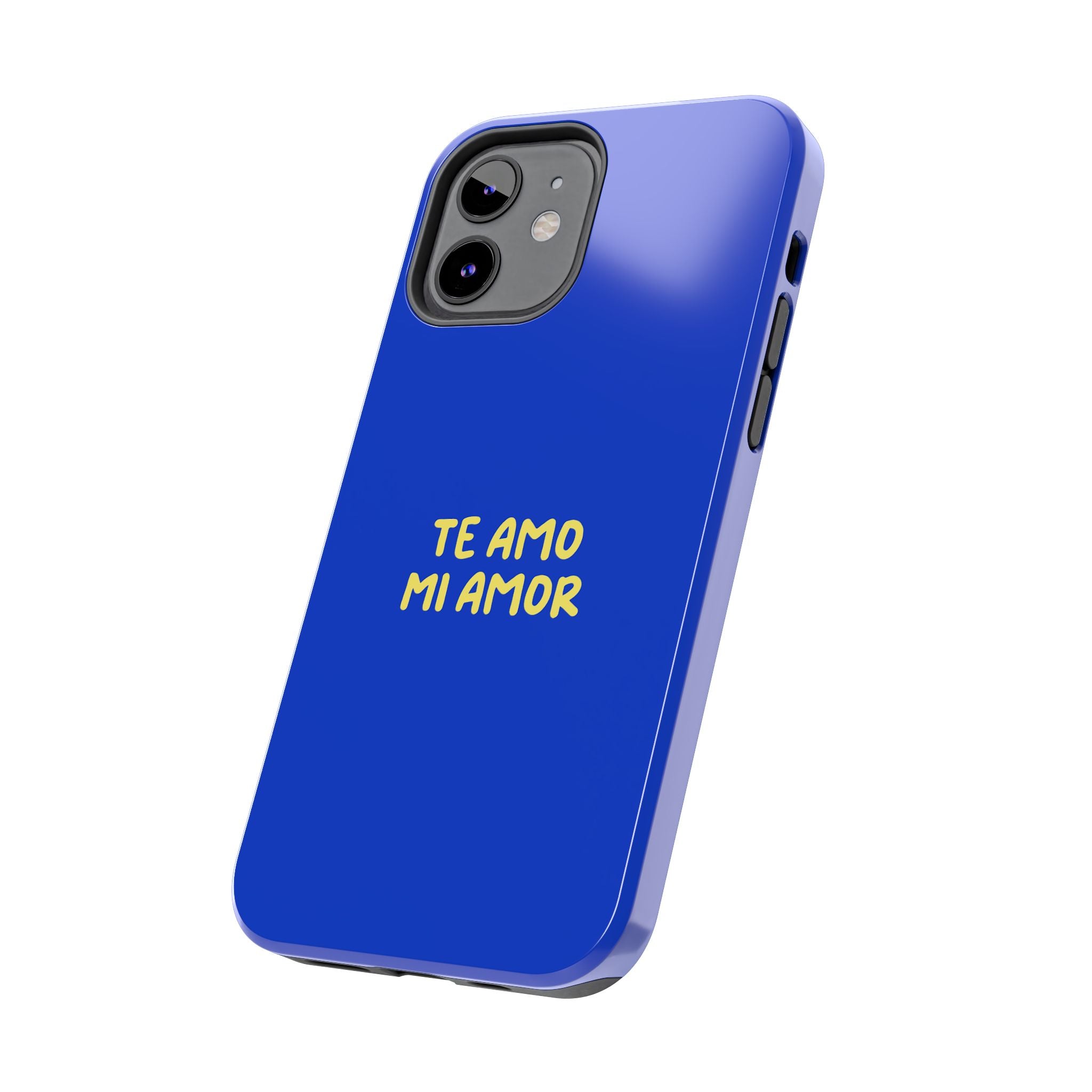 Blue Phone Case with Custom Text