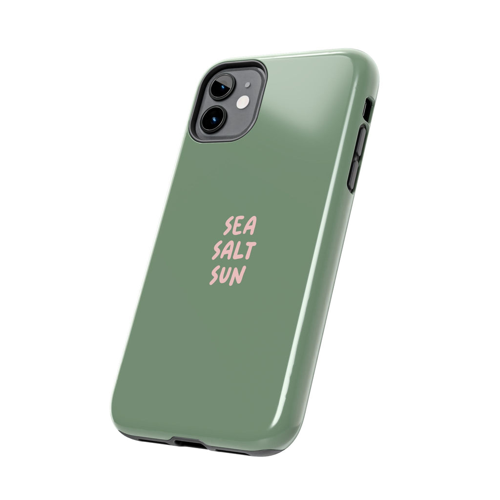 Phone Case Green color with custom text