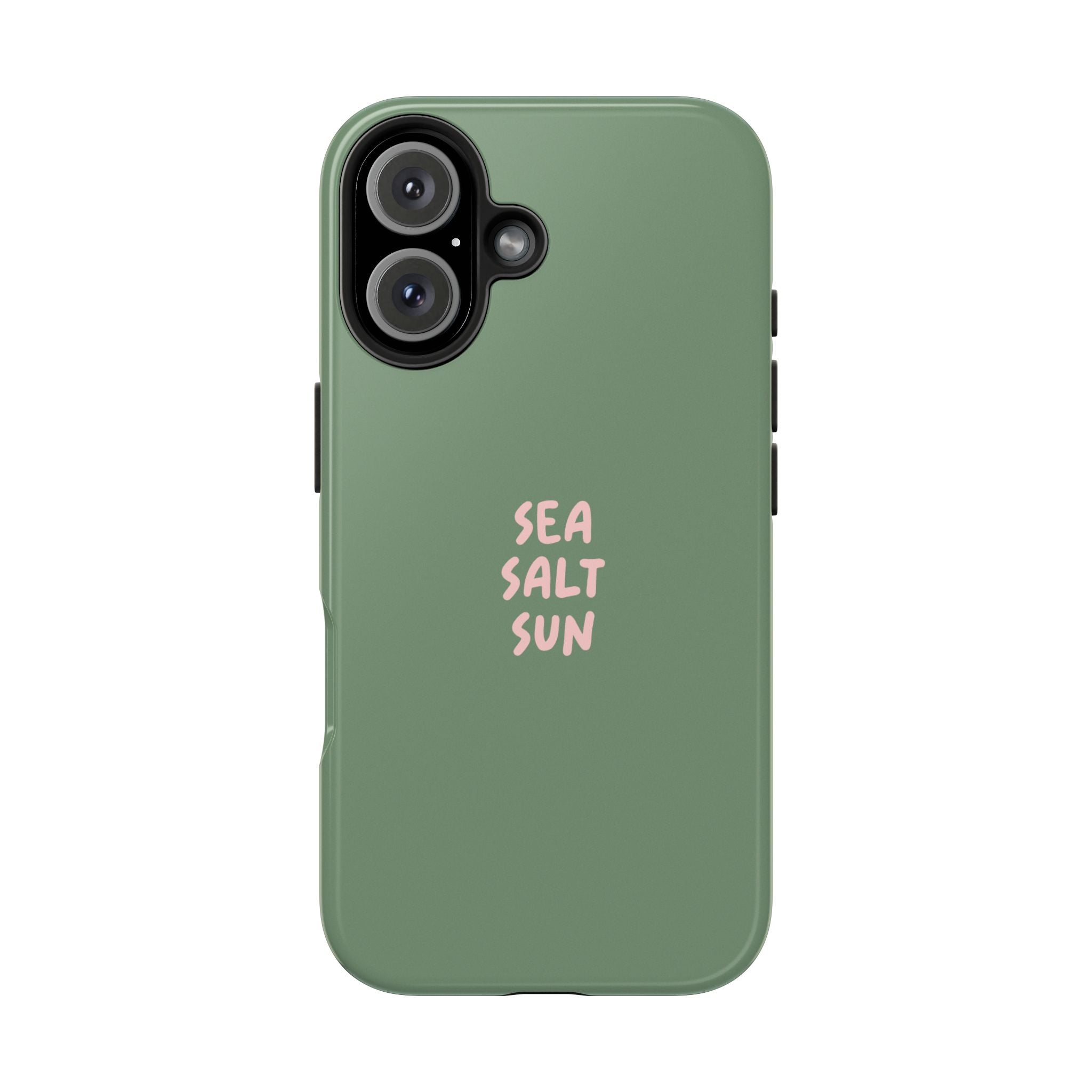 Phone Case Green color with custom text