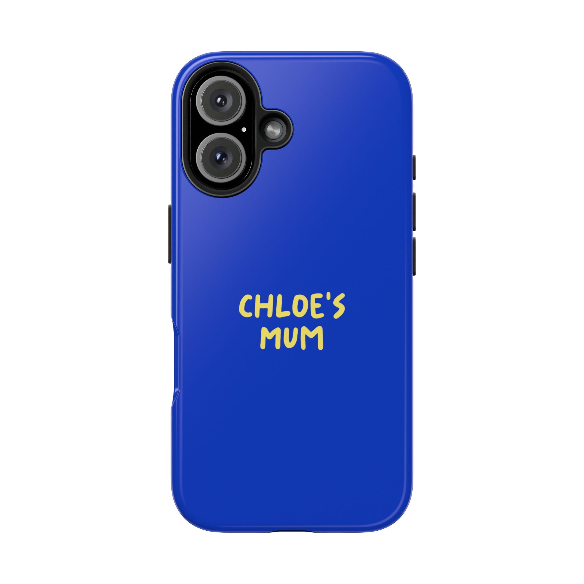 Phone Case Blue color with custom text