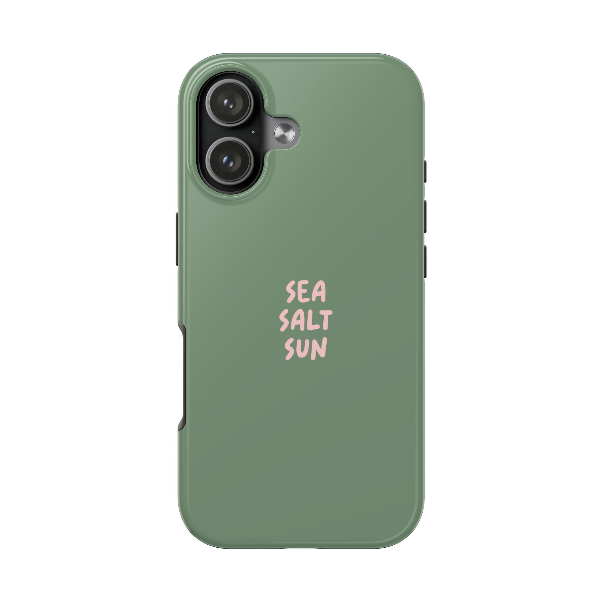 Phone Case Green color with custom text