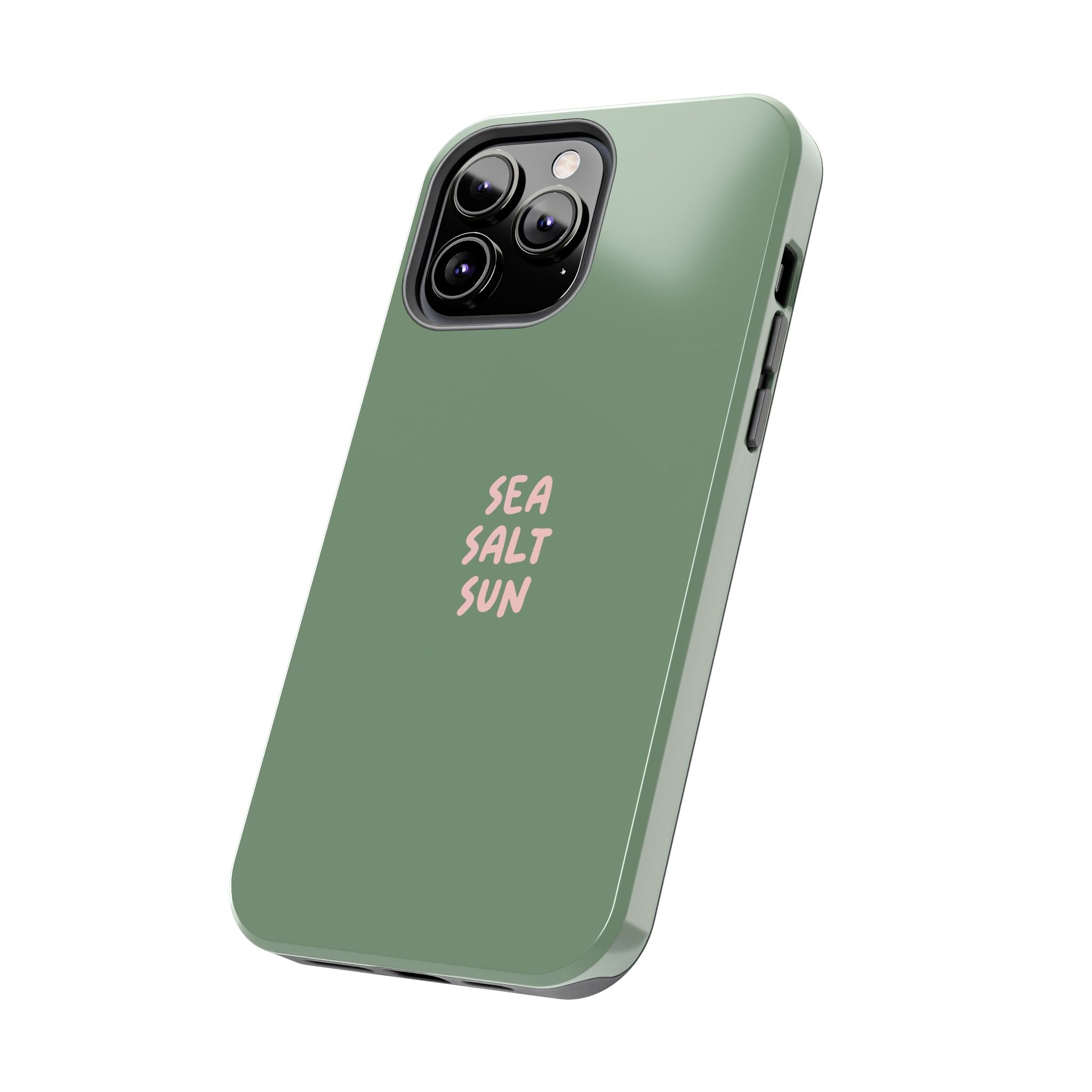 Phone Case Green color with custom text