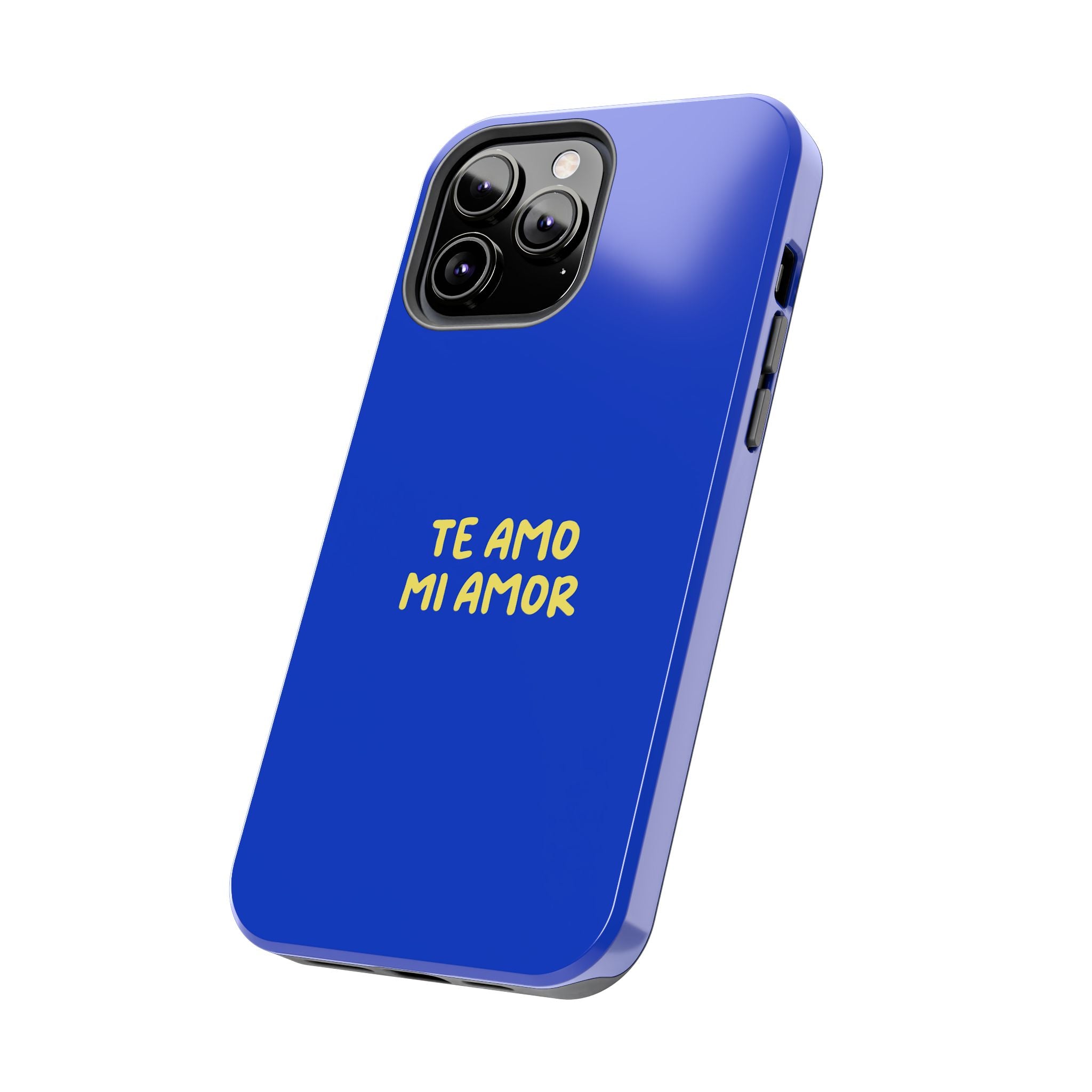 Blue Phone Case with Custom Text