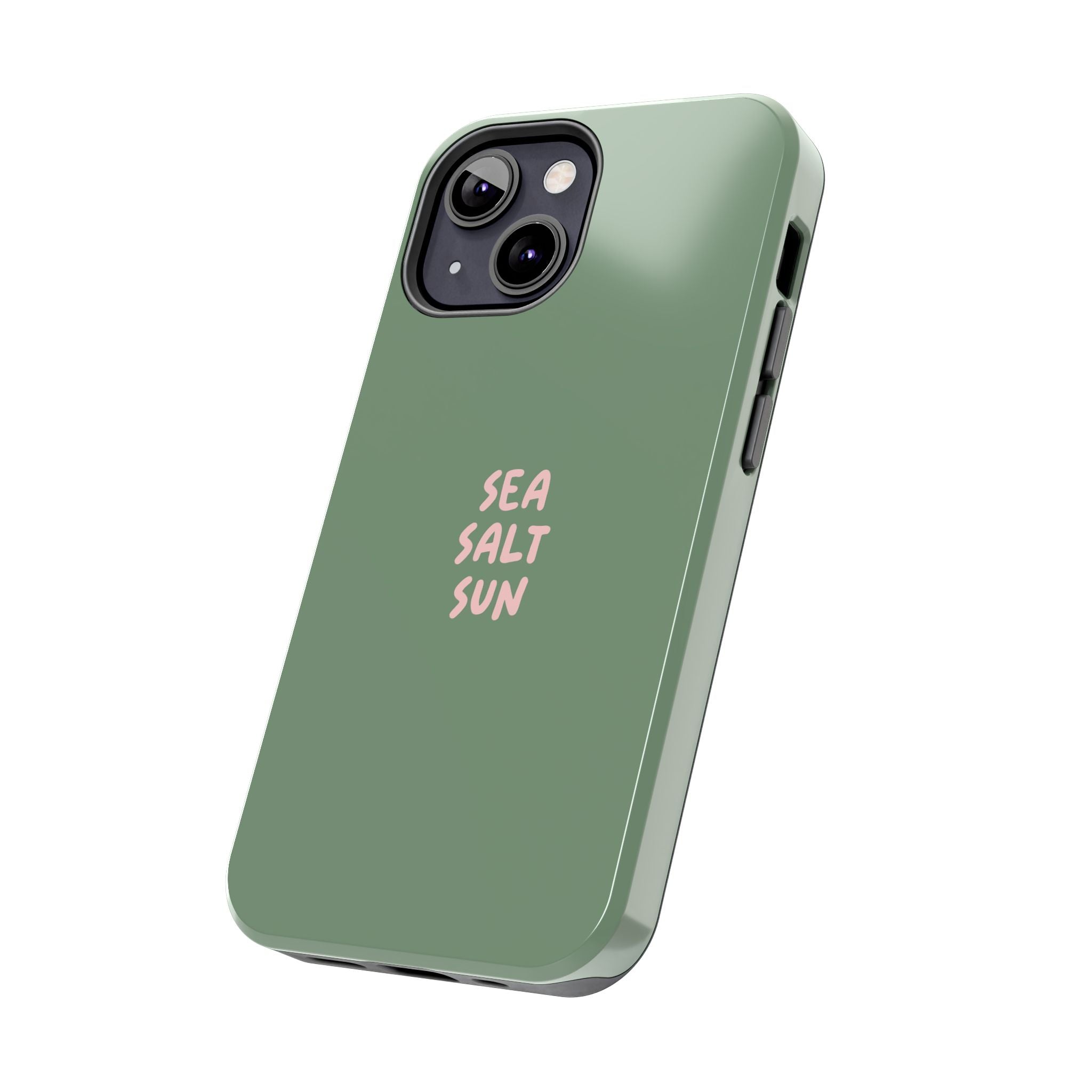 Phone Case Green color with custom text