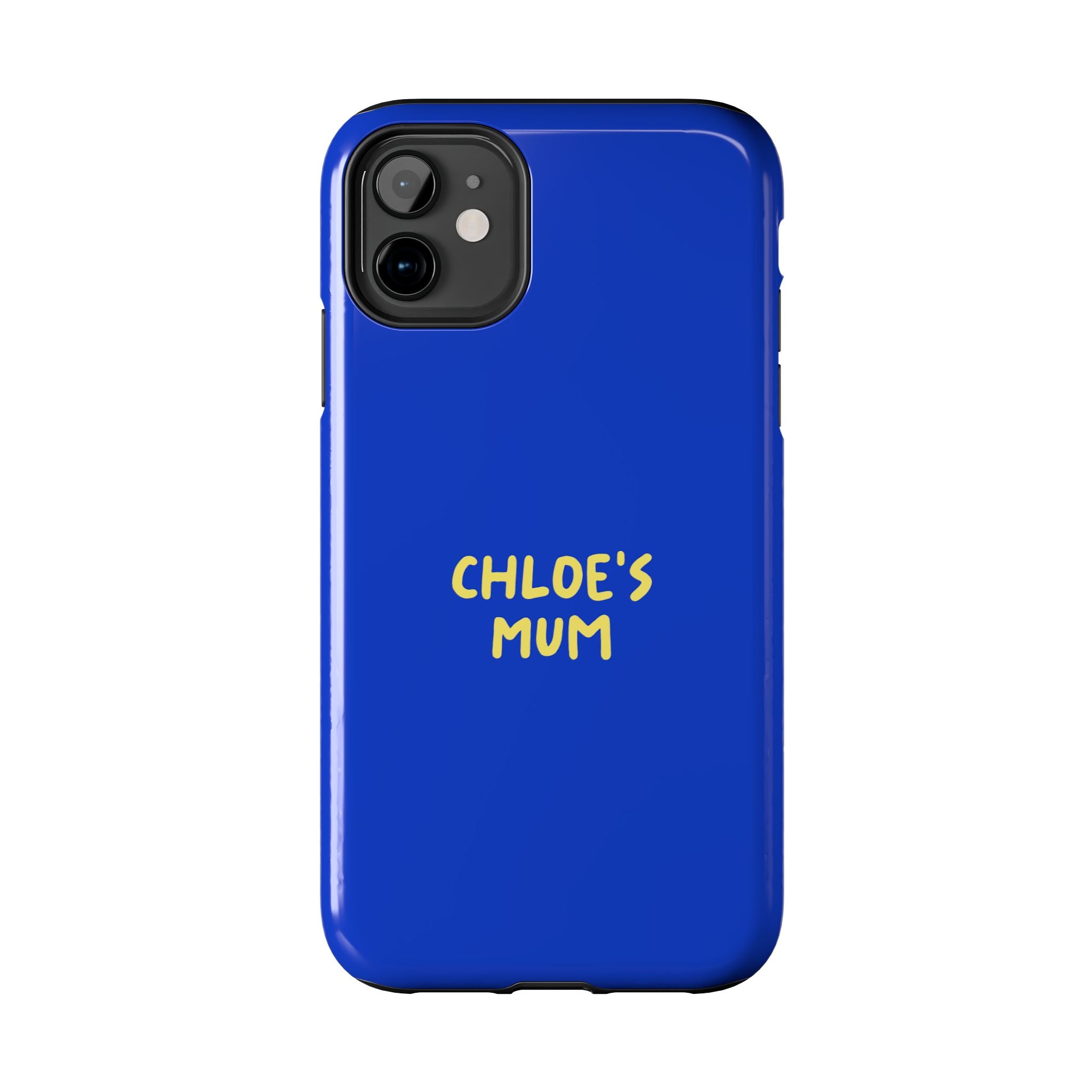 Phone Case Blue color with custom text