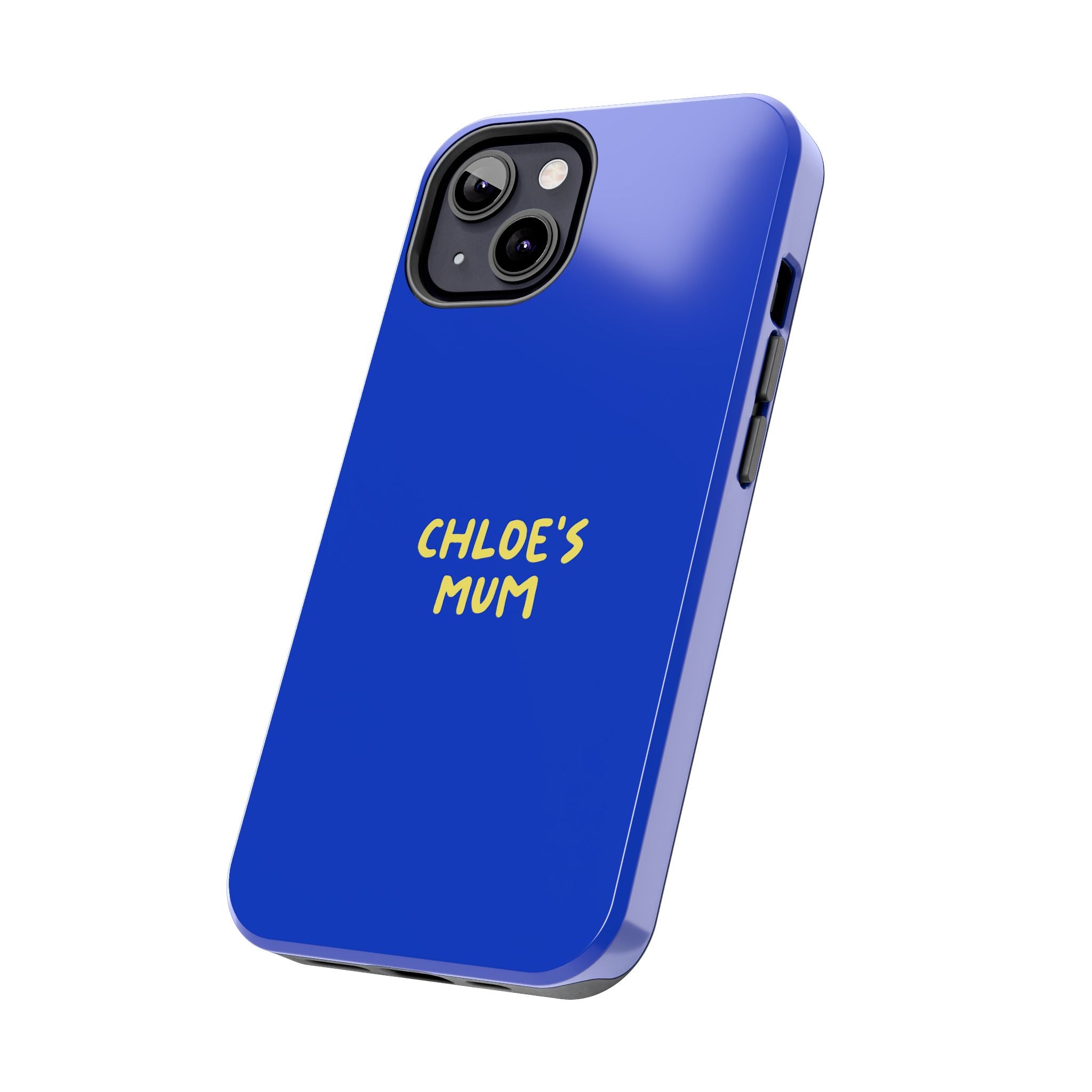 Phone Case Blue color with custom text