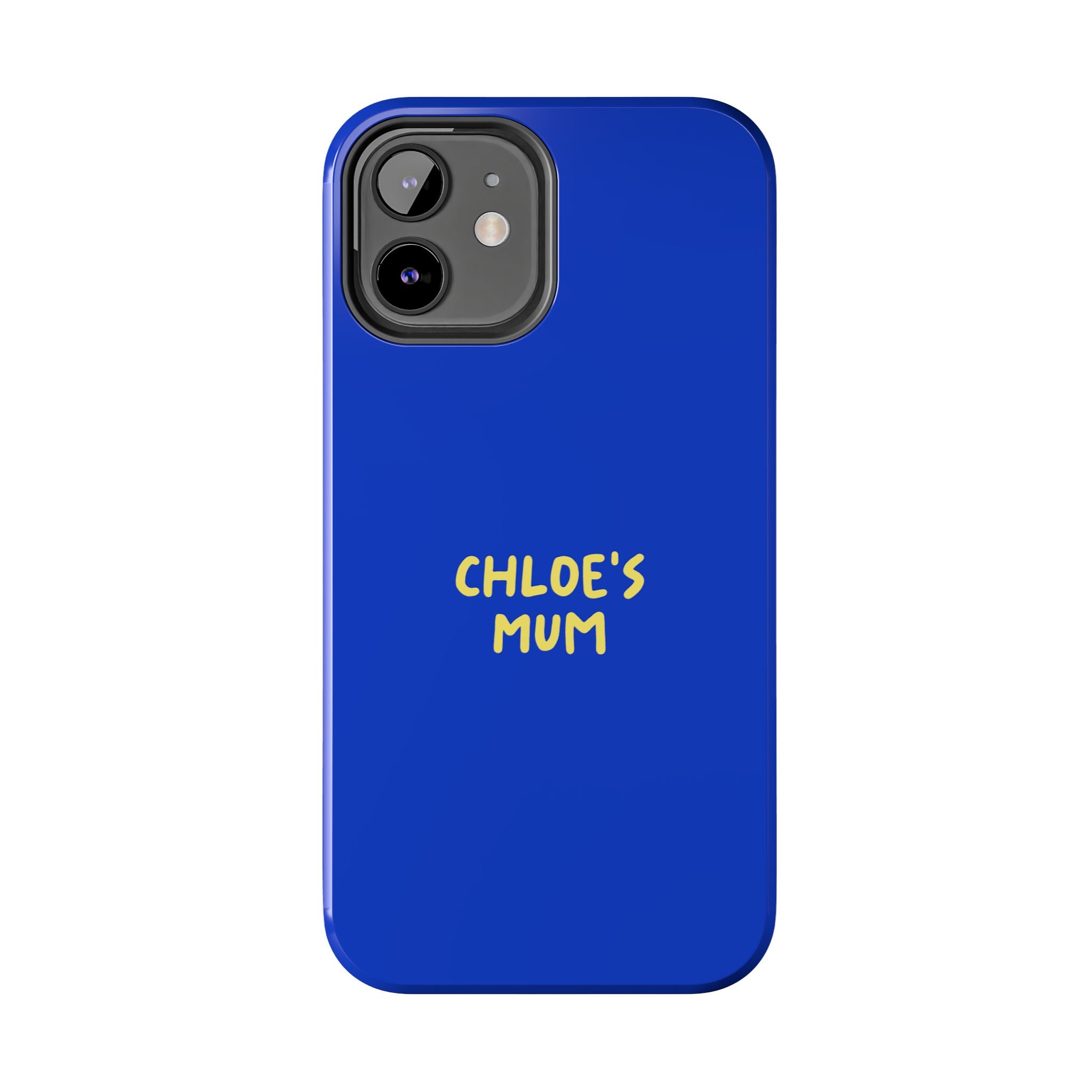 Phone Case Blue color with custom text