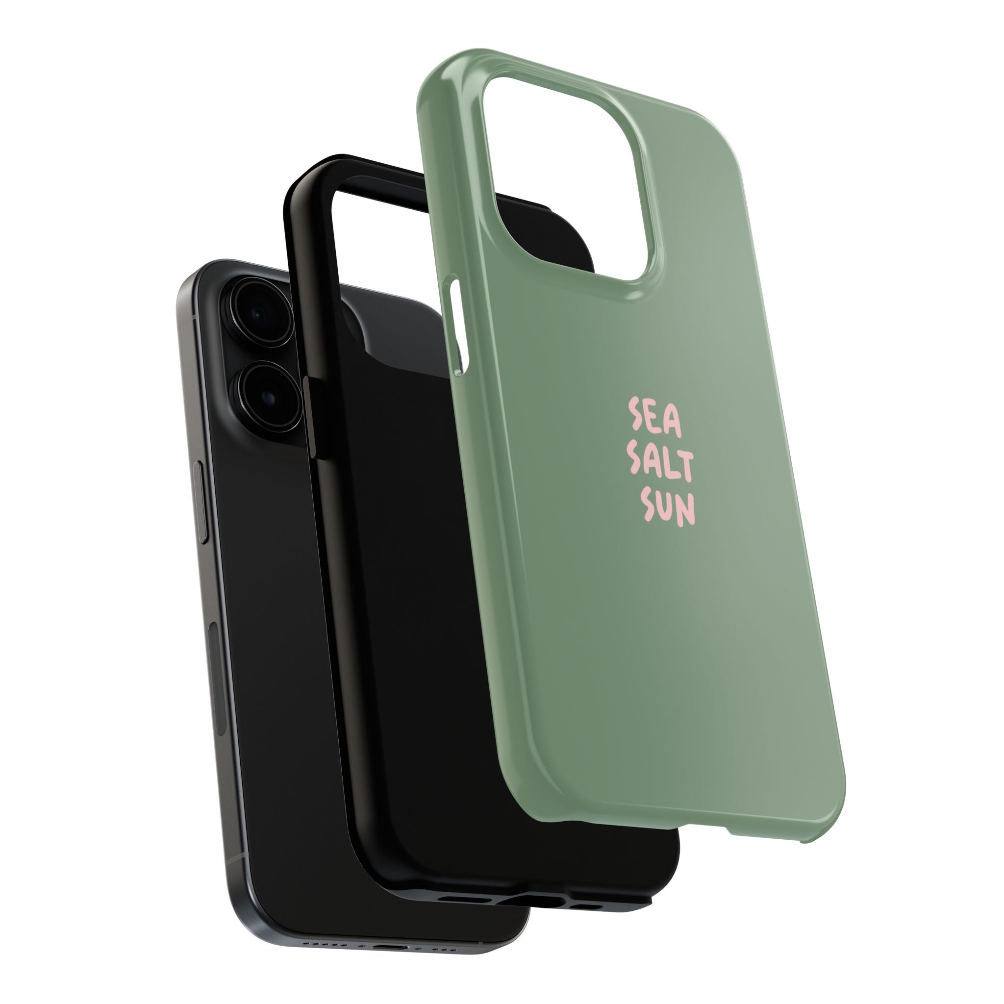 Phone Case Green color with custom text