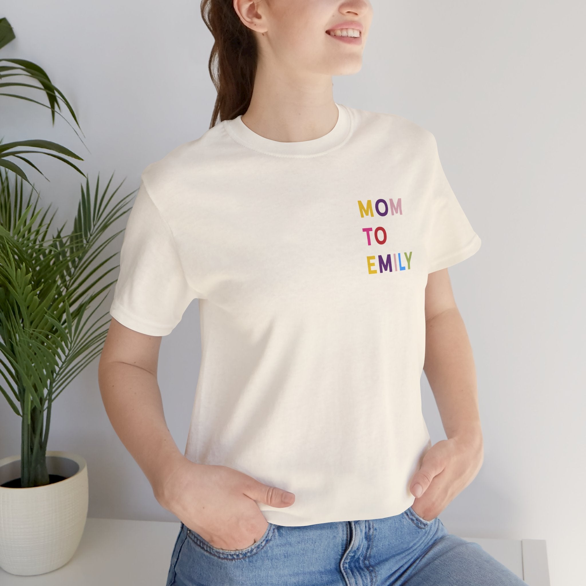 T-Shirt Multicolored name mummy