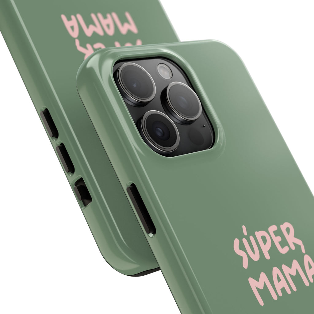 Green Phone Case with Custom Text