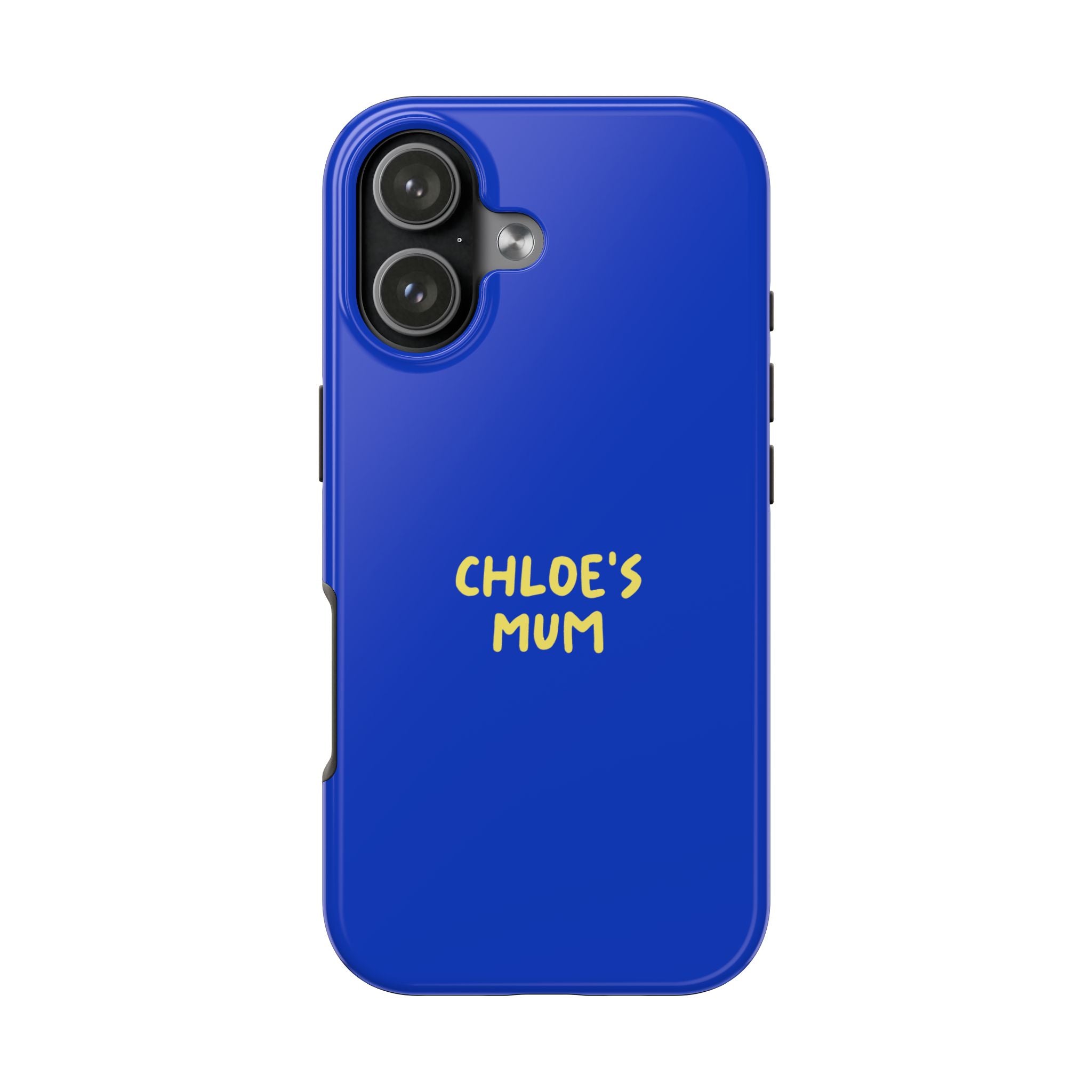 Phone Case Blue color with custom text