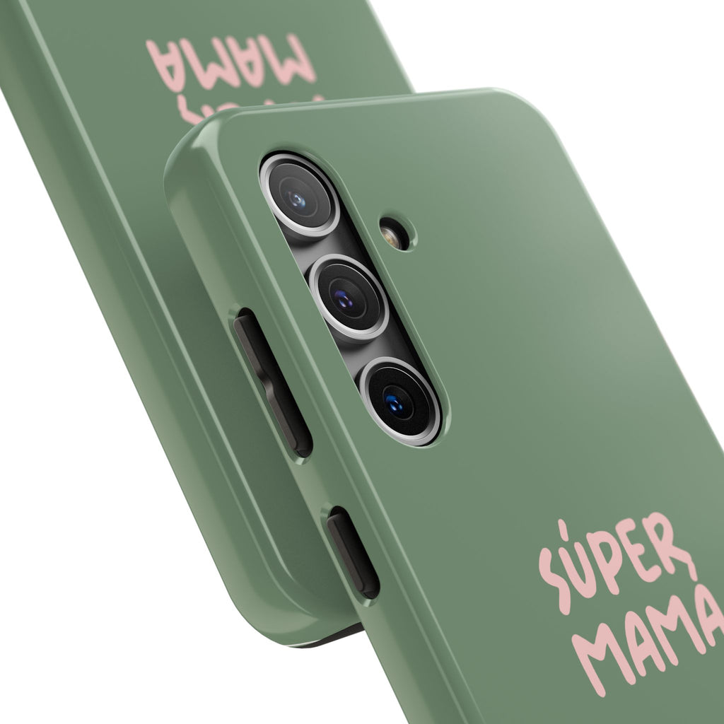Green Phone Case with Custom Text