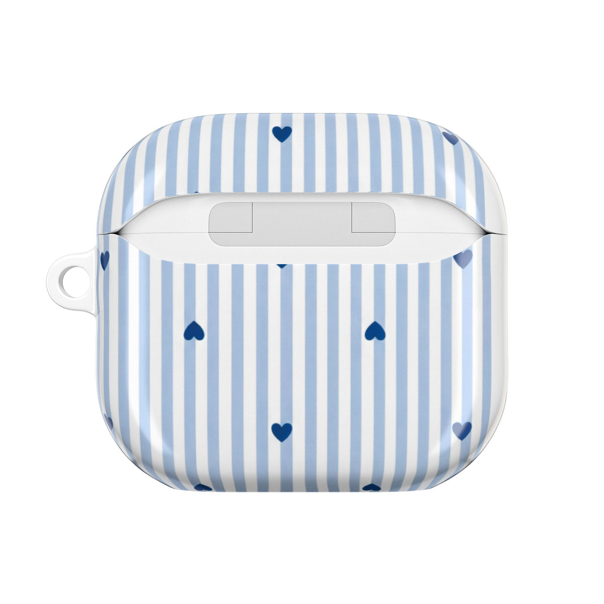 Copy of Blue Striped AirPods Case with Personalized Name