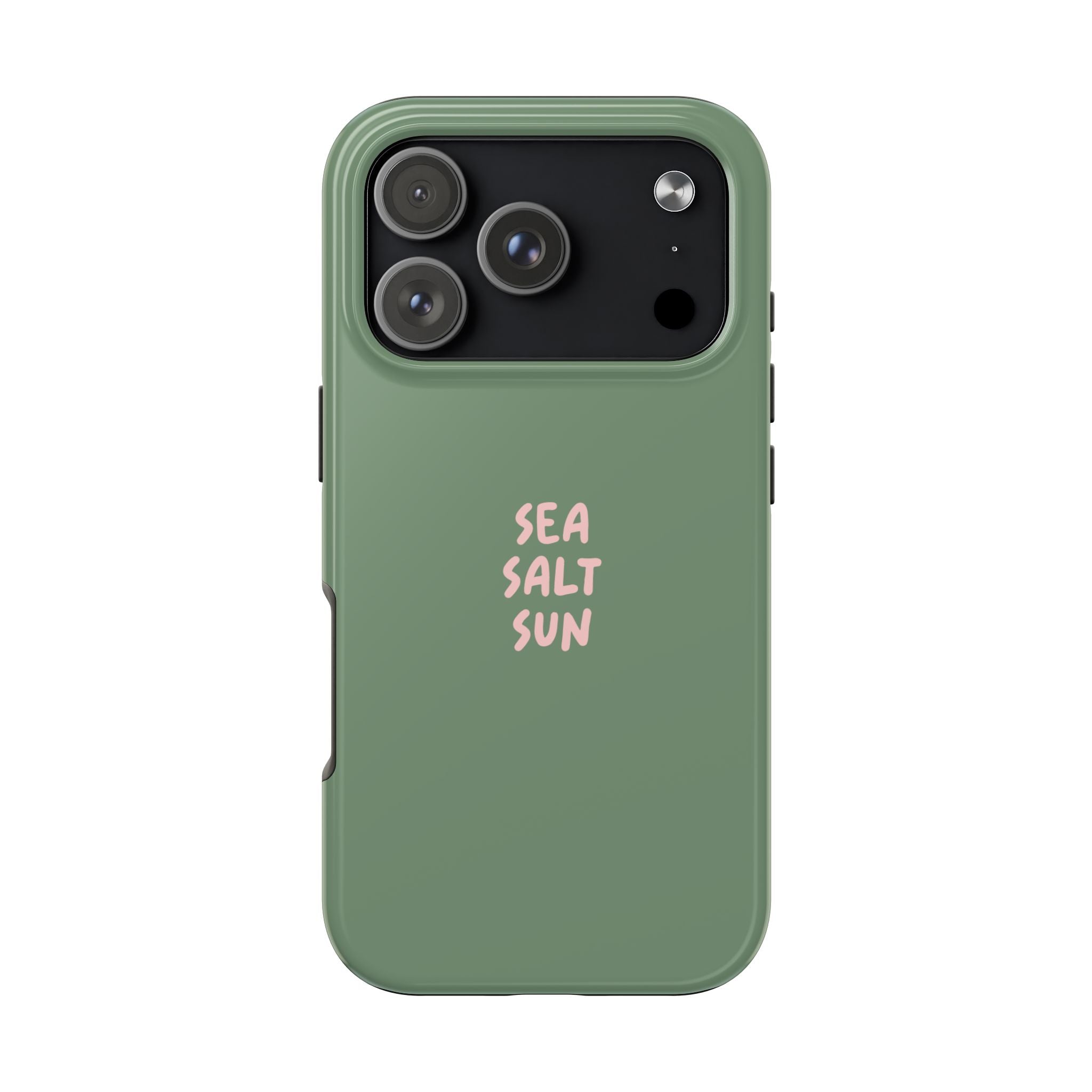 Phone Case Green color with custom text