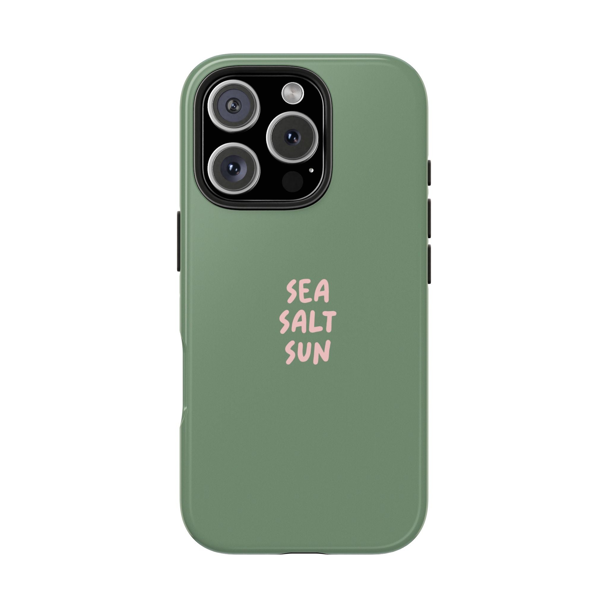 Phone Case Green color with custom text