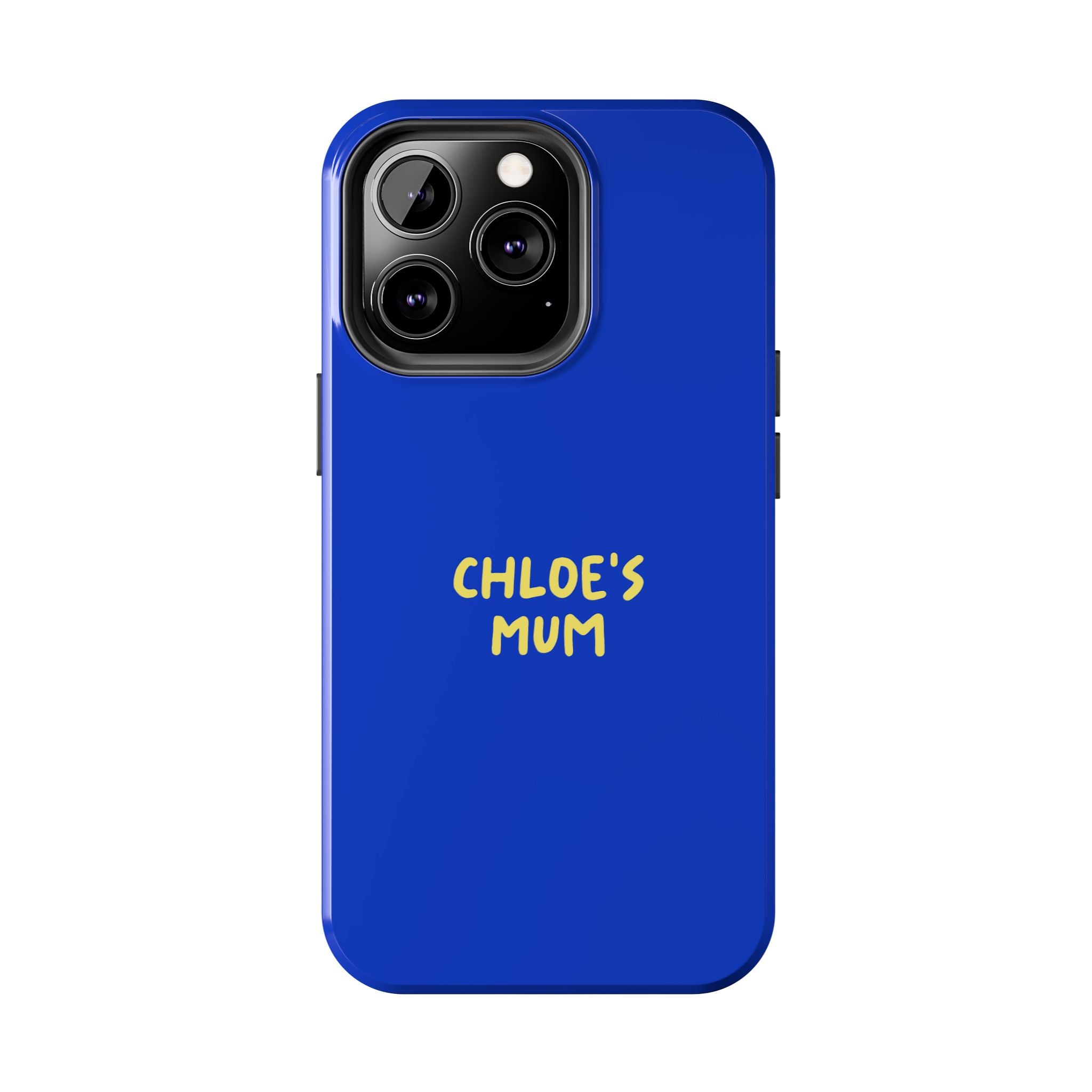 Phone Case Blue color with custom text