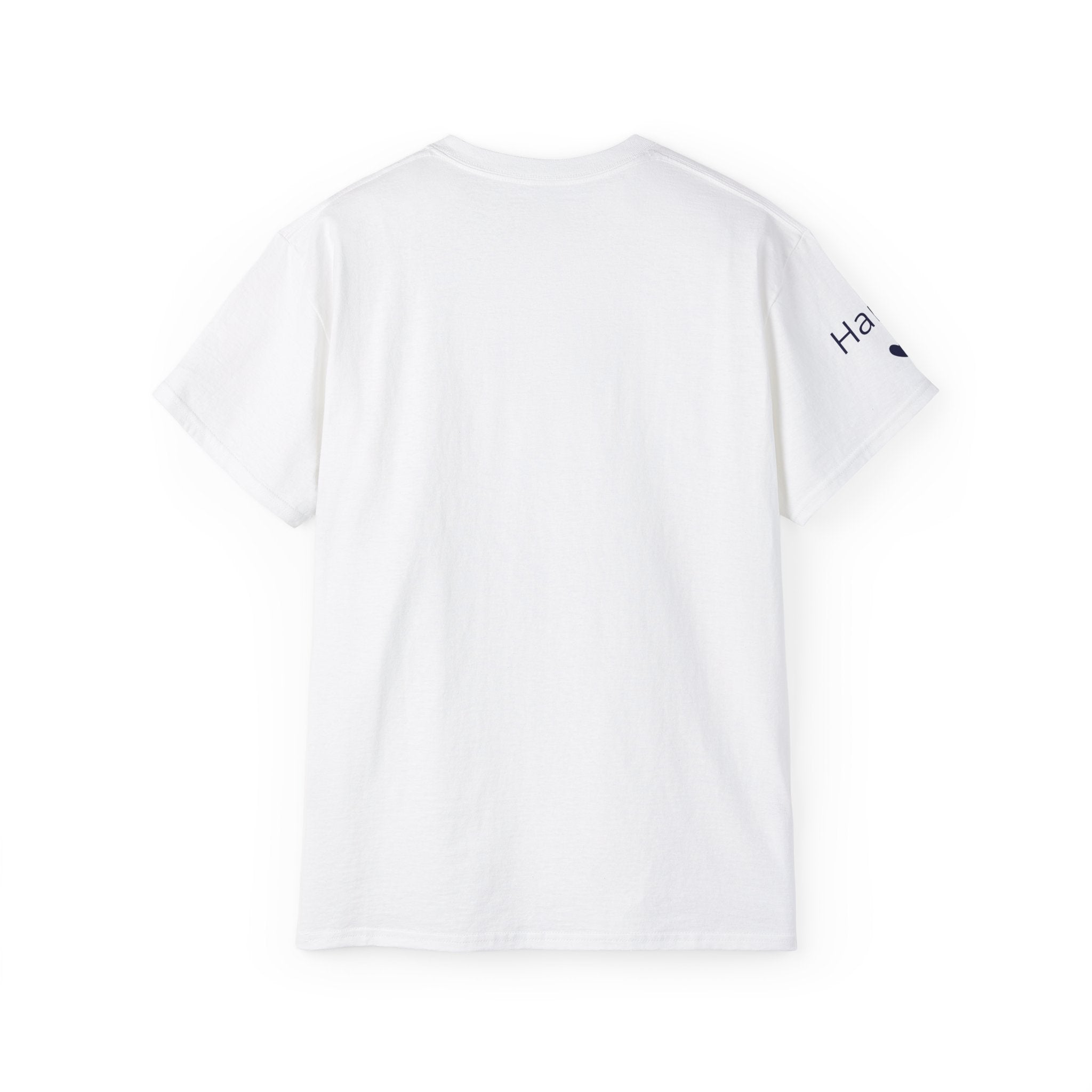 AUS - T-shirt Dad since date pinted on heart and first names on sleeve