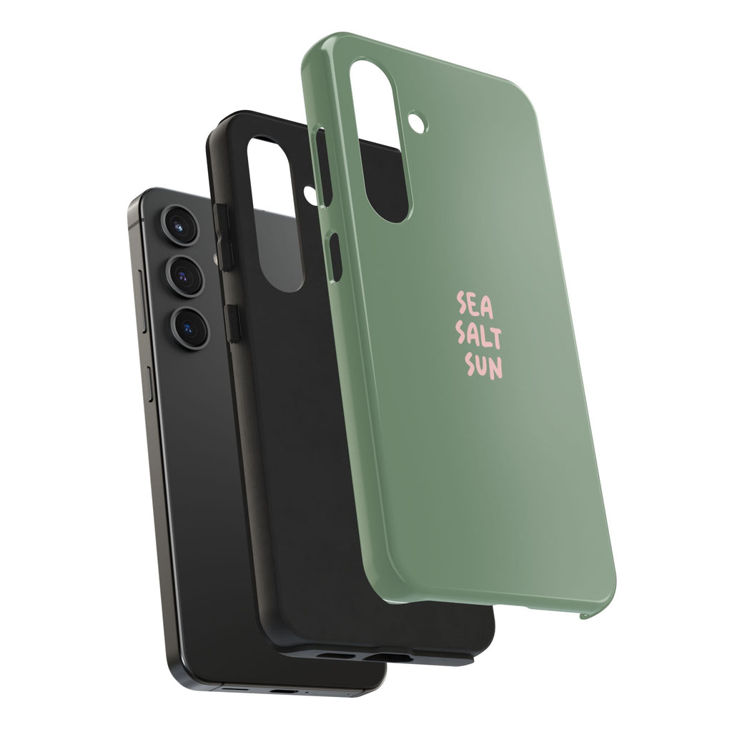 Phone Case Green color with custom text
