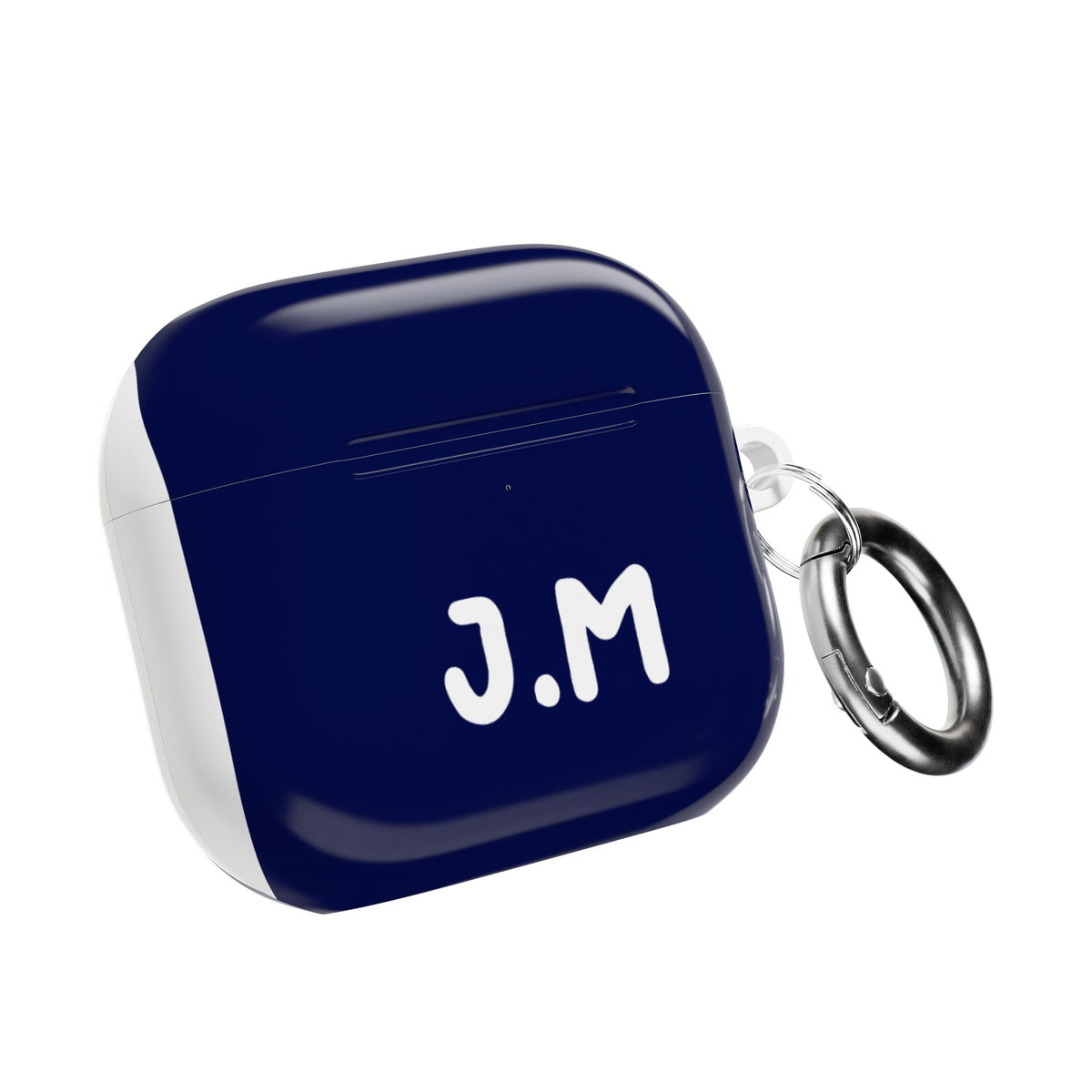 Blue AirPods Case with Personalized Initials