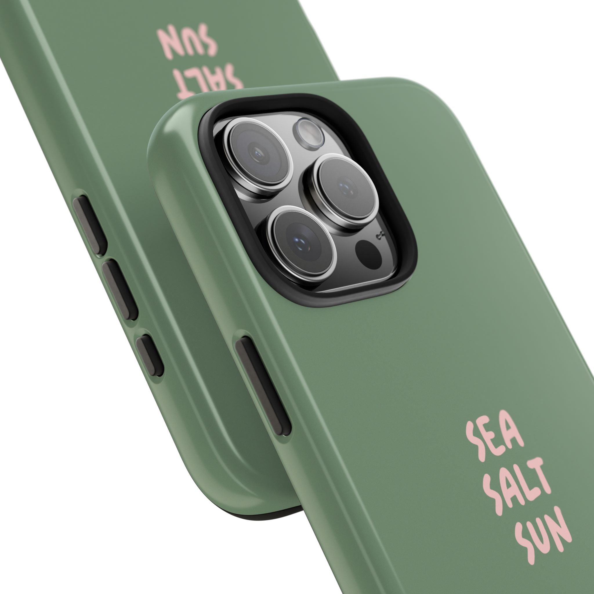 Phone Case Green color with custom text