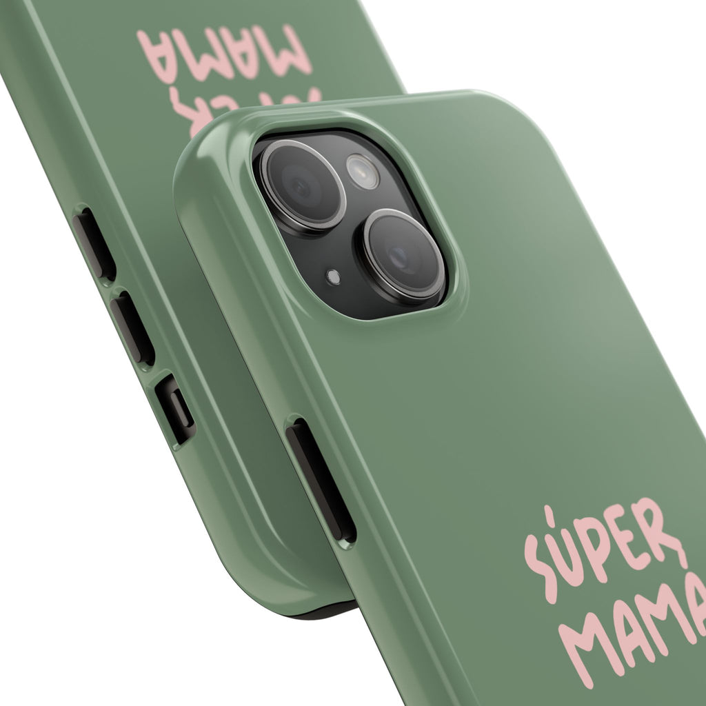 Green Phone Case with Custom Text