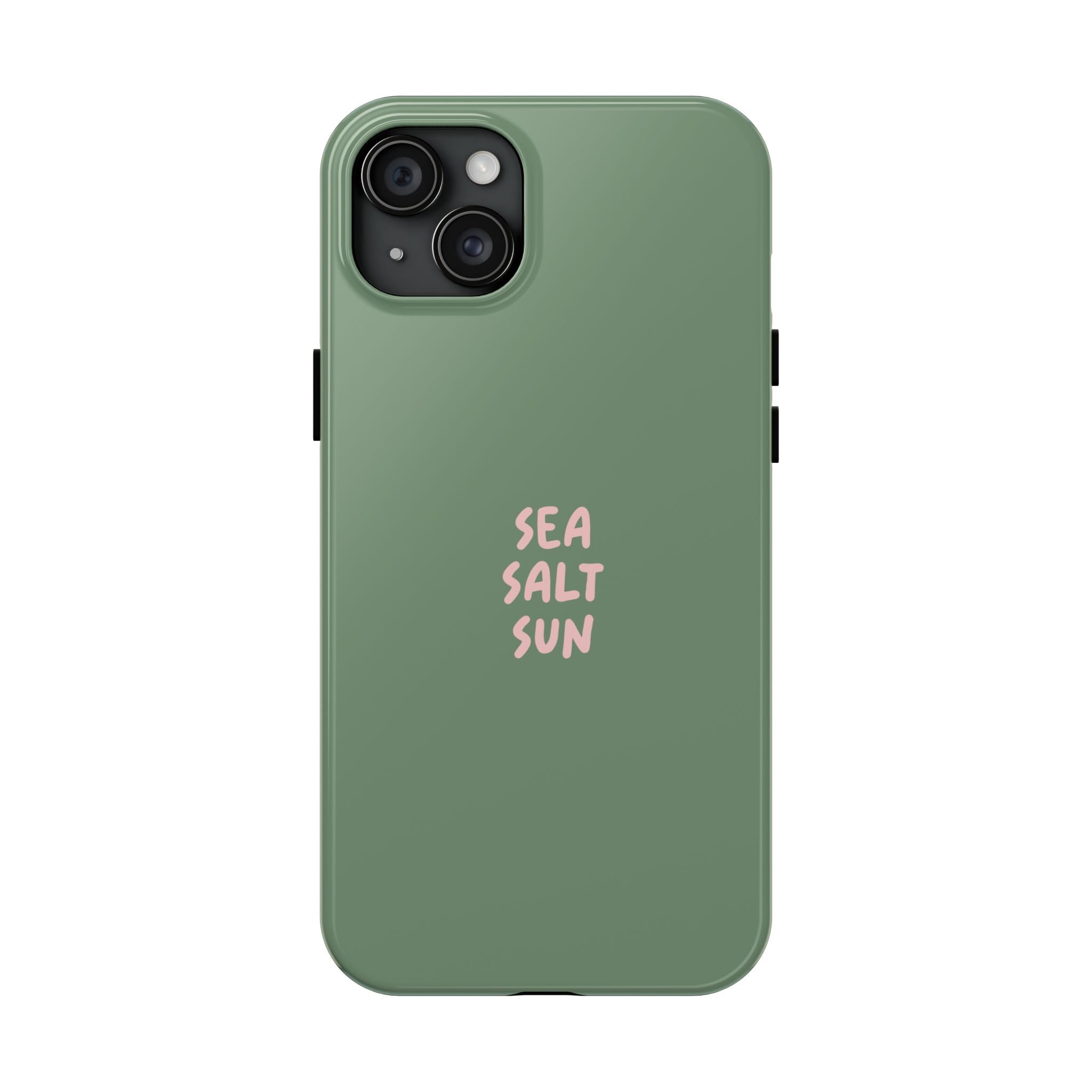 Phone Case Green color with custom text